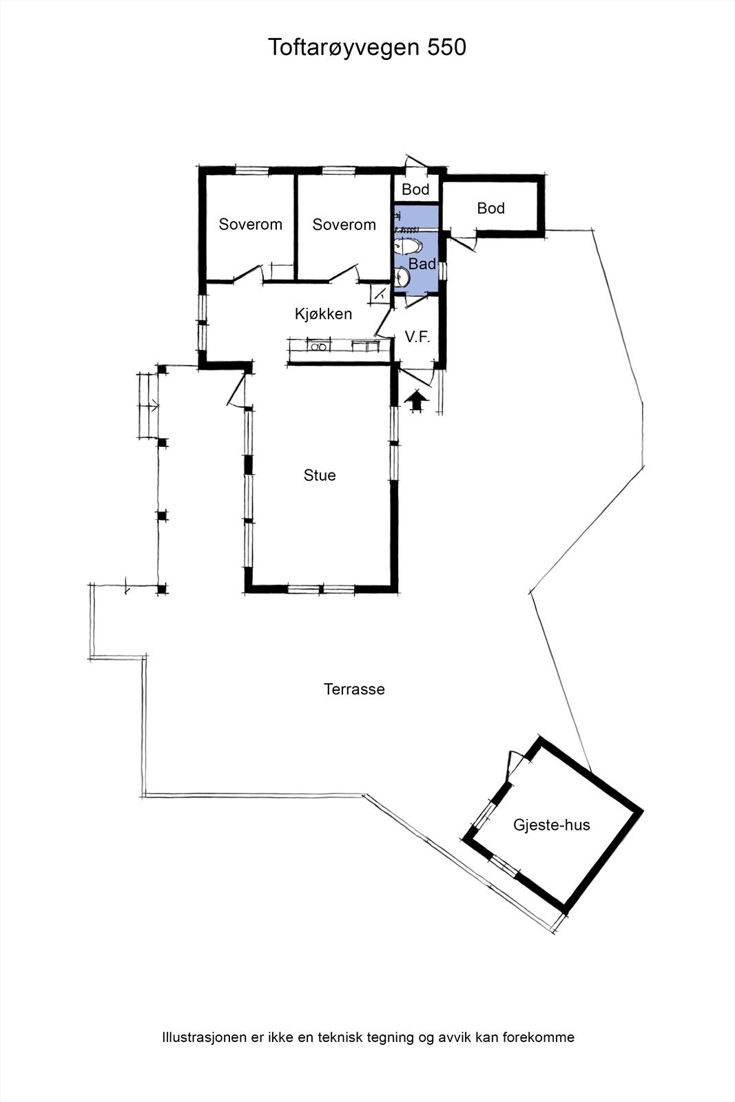 Plantegning Galleribilde