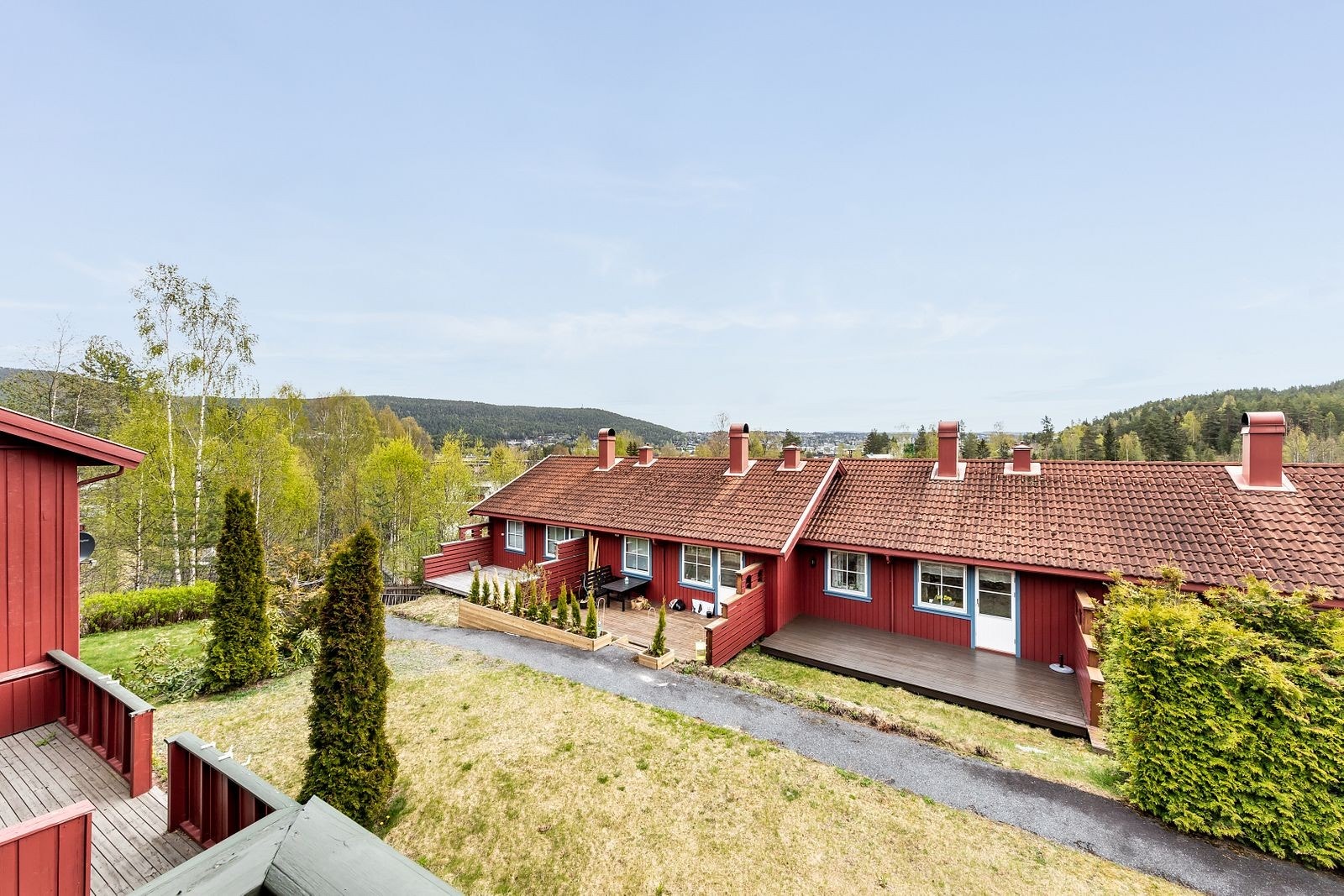 Utsikt fra balkong Galleribilde