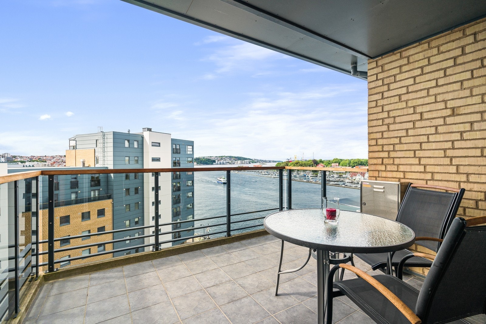 Terrasse med magisk utsikt Galleribilde