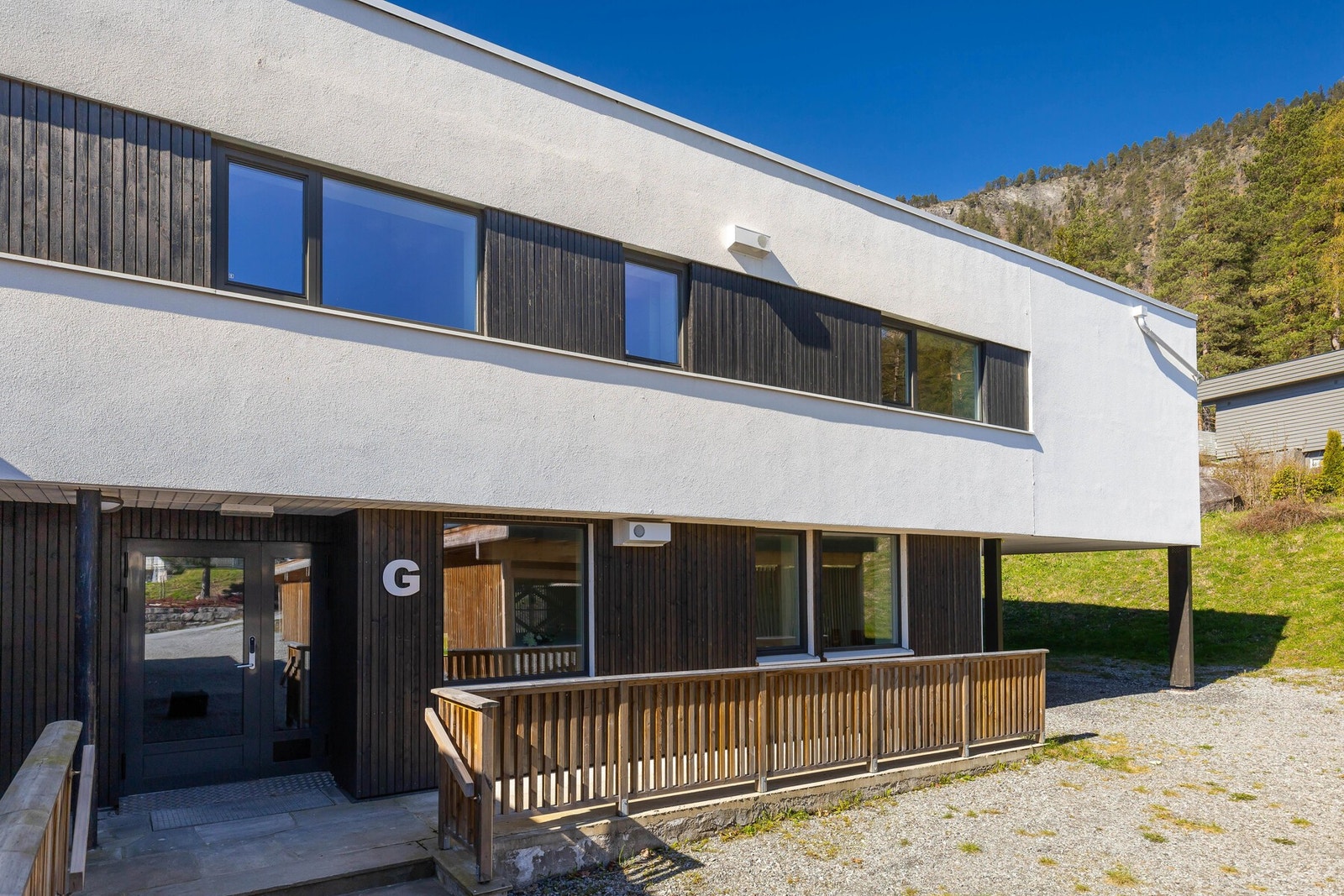 Hovedinngang til G-bygget Galleribilde
