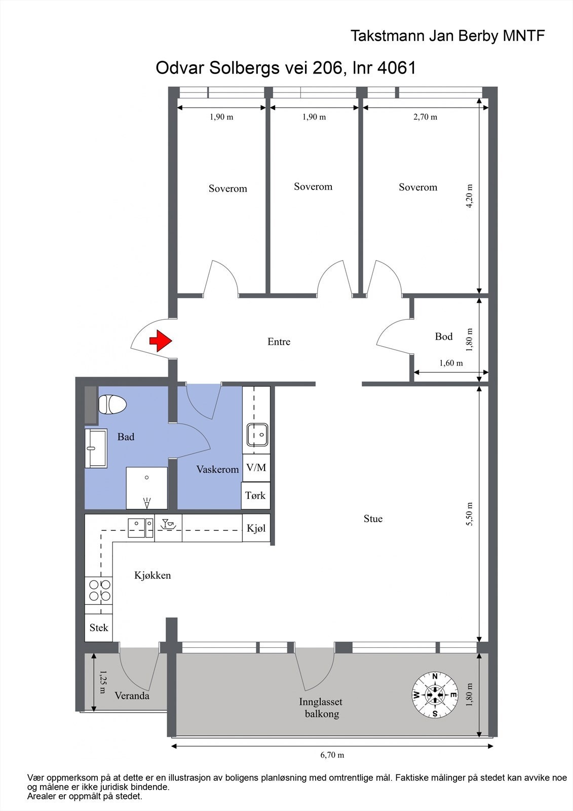 Plantegning Galleribilde