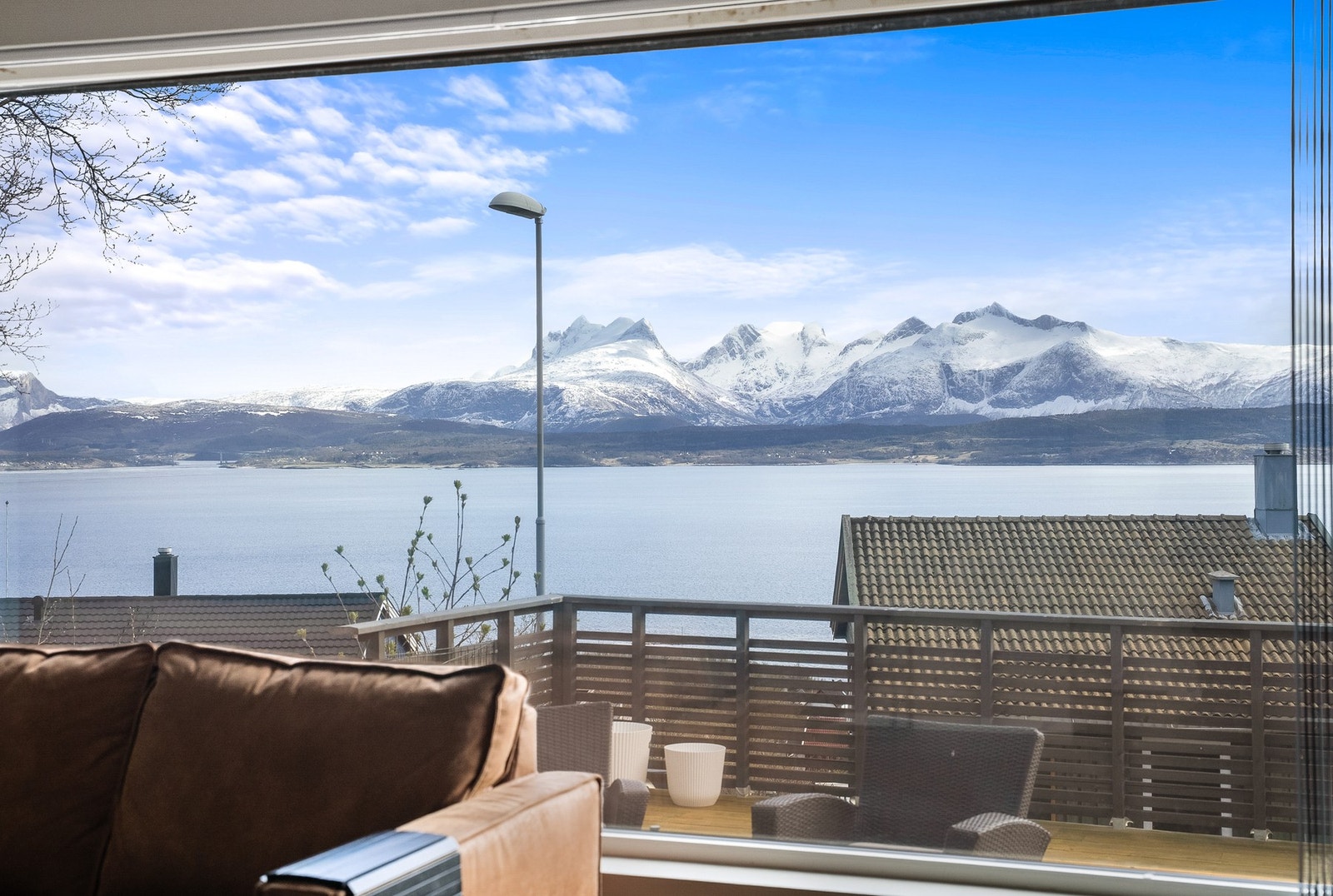 Utsikten er en sentral del av boligopplevelsen, uansett årstid. Galleribilde
