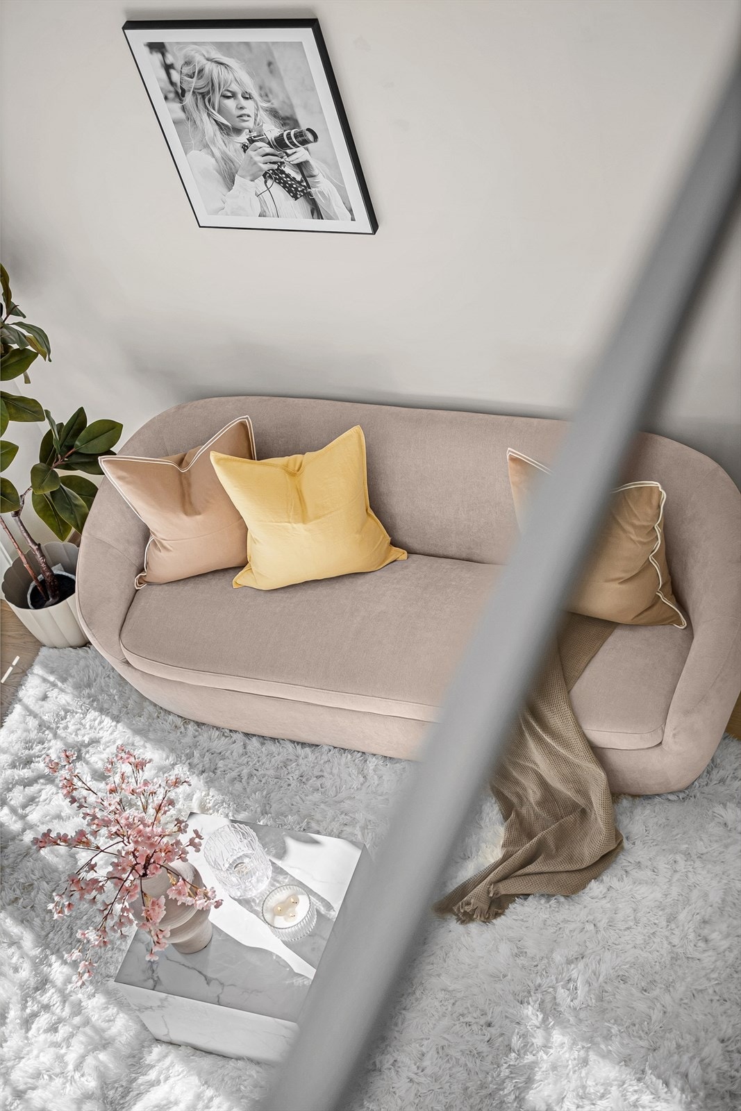 Stue sett fra hems. Galleribilde