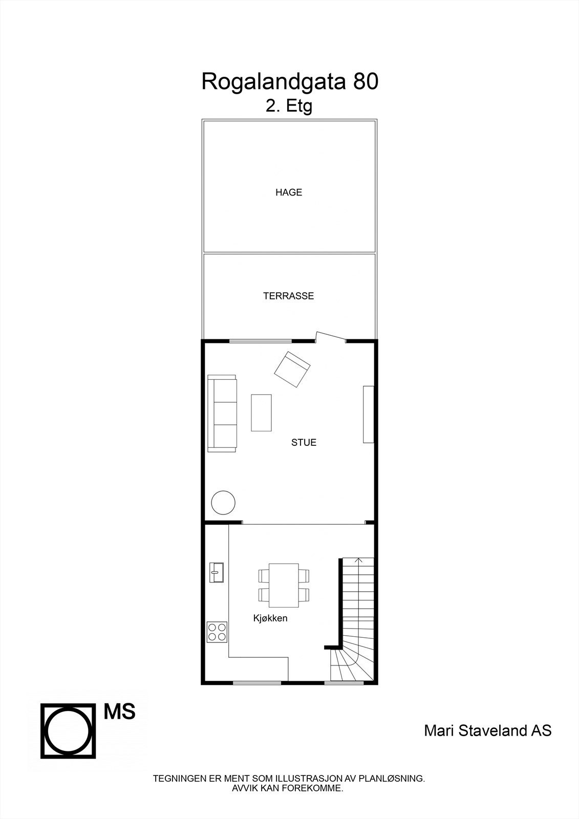 Plantegning hovedplan. Galleribilde