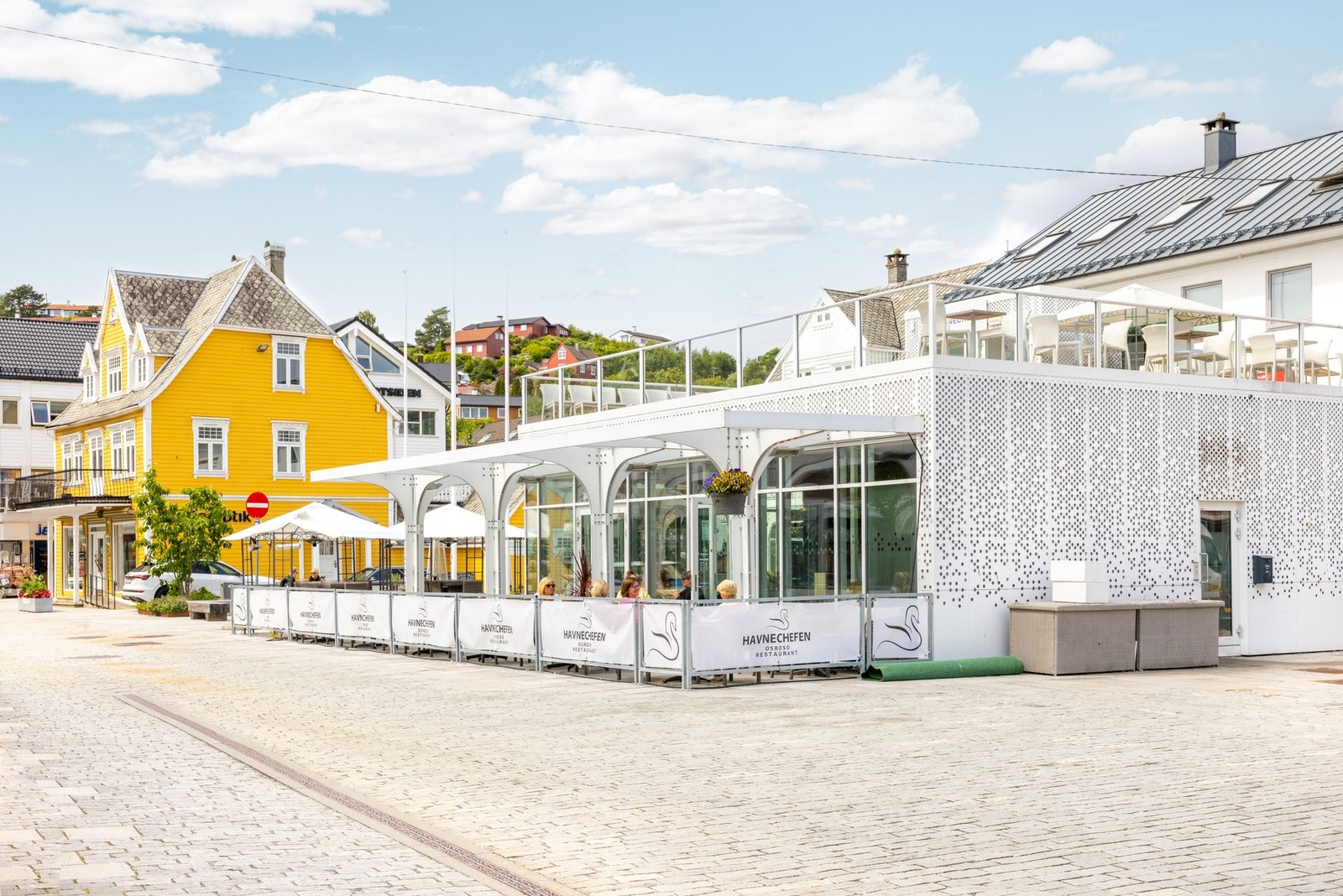 Ønsker du å spise ute, har Osøyro flere gode alternativer. Galleribilde