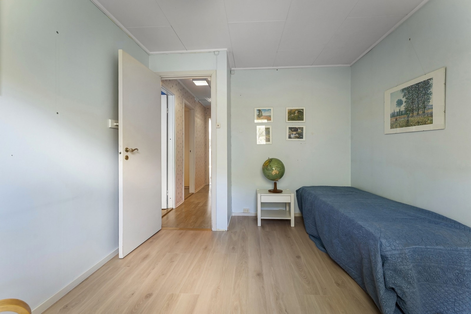 Rommet har en rolig plassering i boligen. Galleribilde