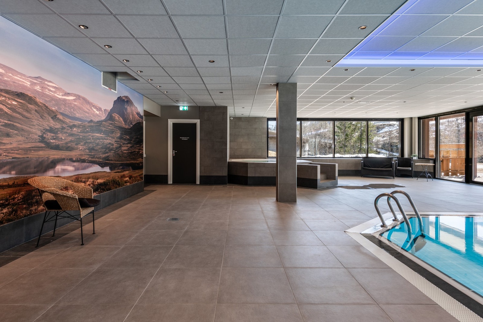 Lekre fellesfasiliteter som er nyoppusset i 2026. Boblebadet er også et deilig tilskudd etter en lang dag ute. Galleribilde