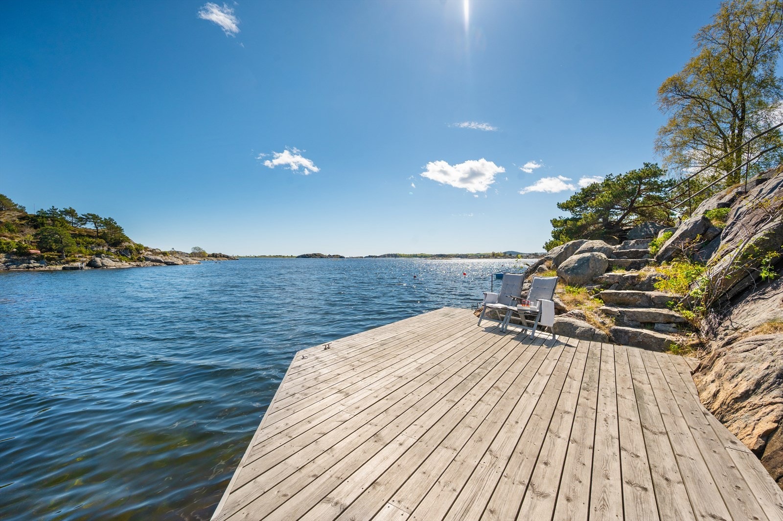 Dypvannsbrygge med plass til stor båt! Galleribilde