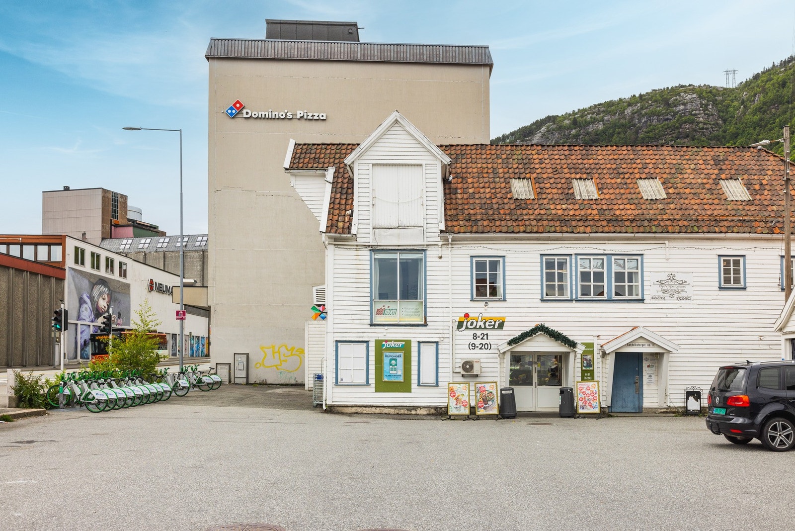 Det er også kort vei til Joker og Domino's. Galleribilde
