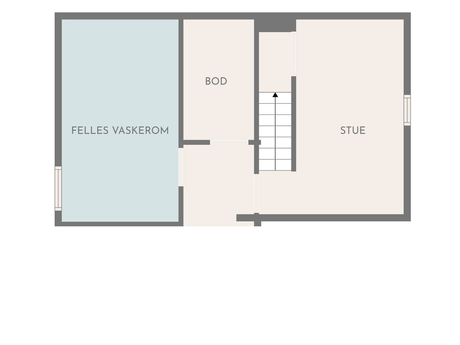 Plantegning kjeller Galleribilde