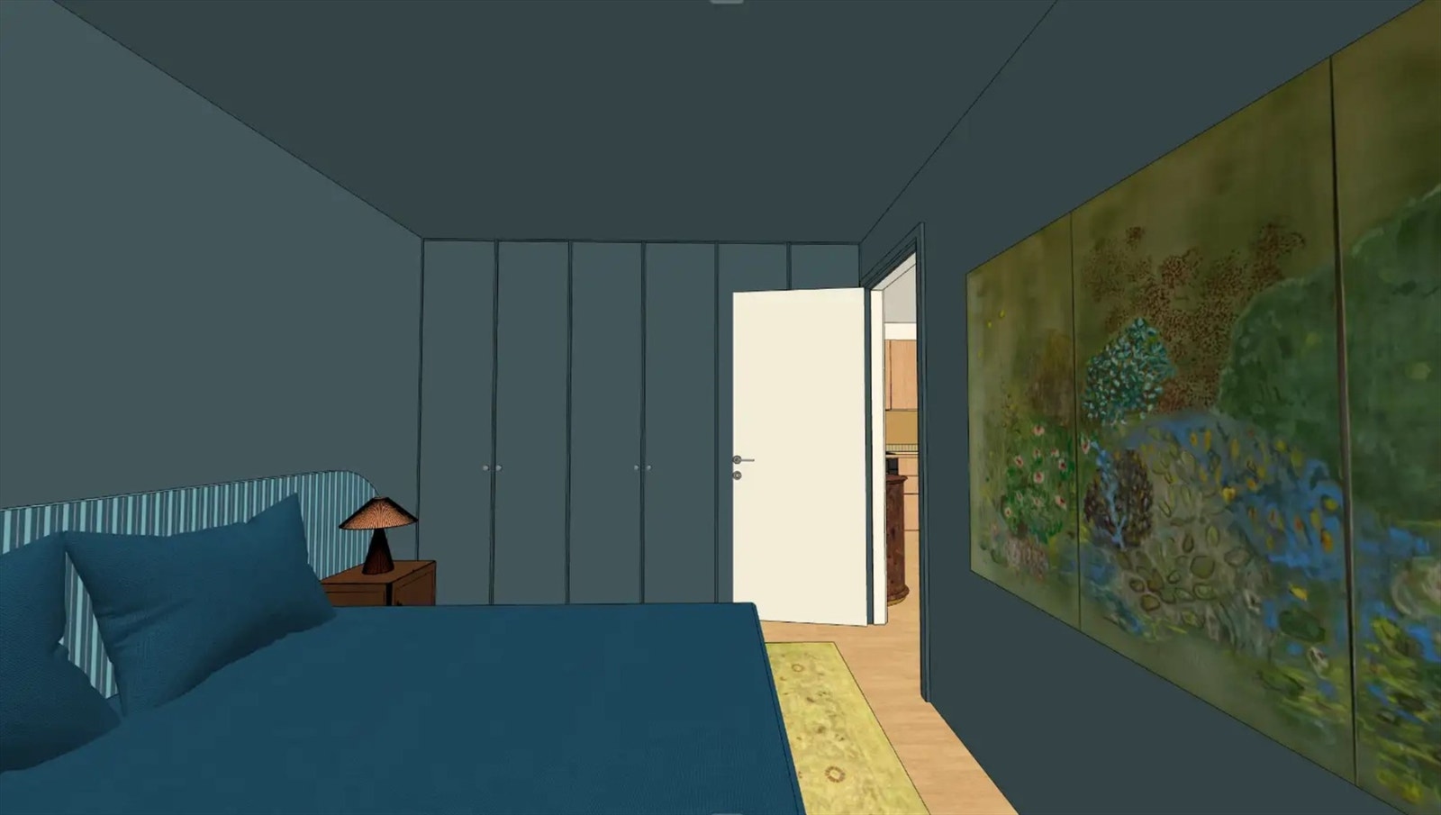 Kun til illustrasjon av rommet og mulige møbleringsløsninger. Avvik vil forekomme. Galleribilde