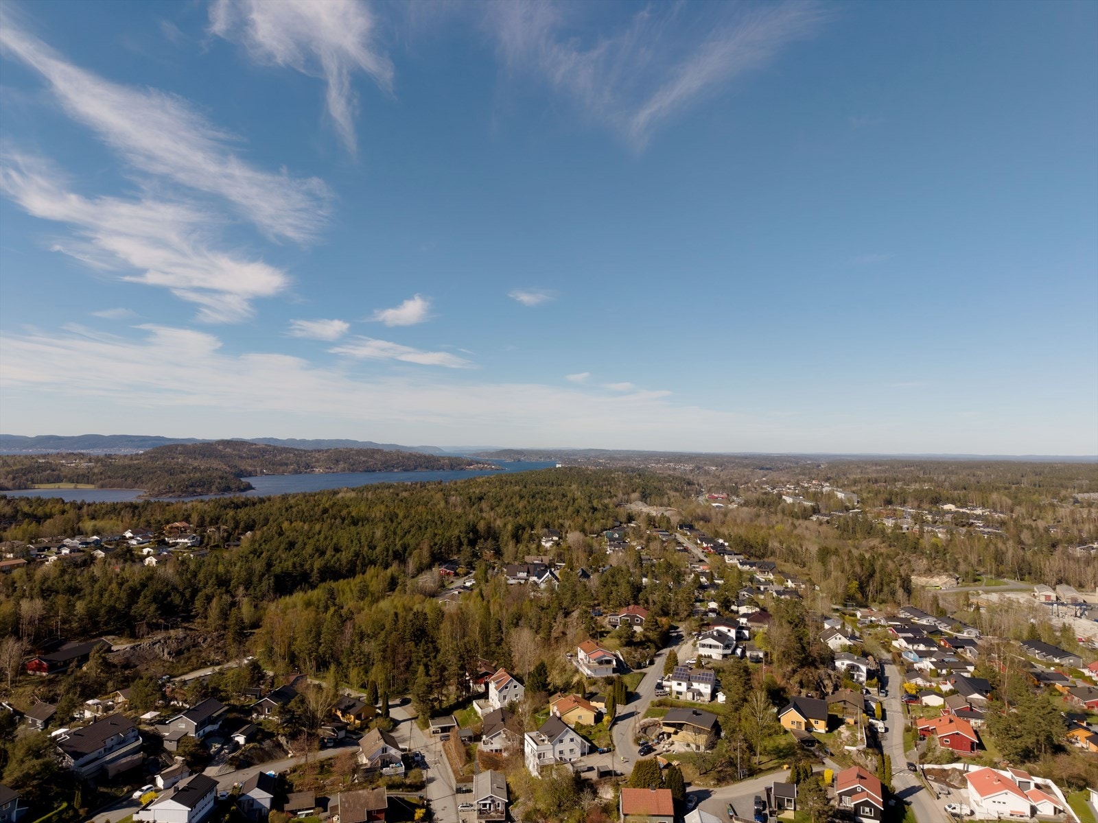 Et veletablert og populært nabolag på Mosseskogen. Galleribilde