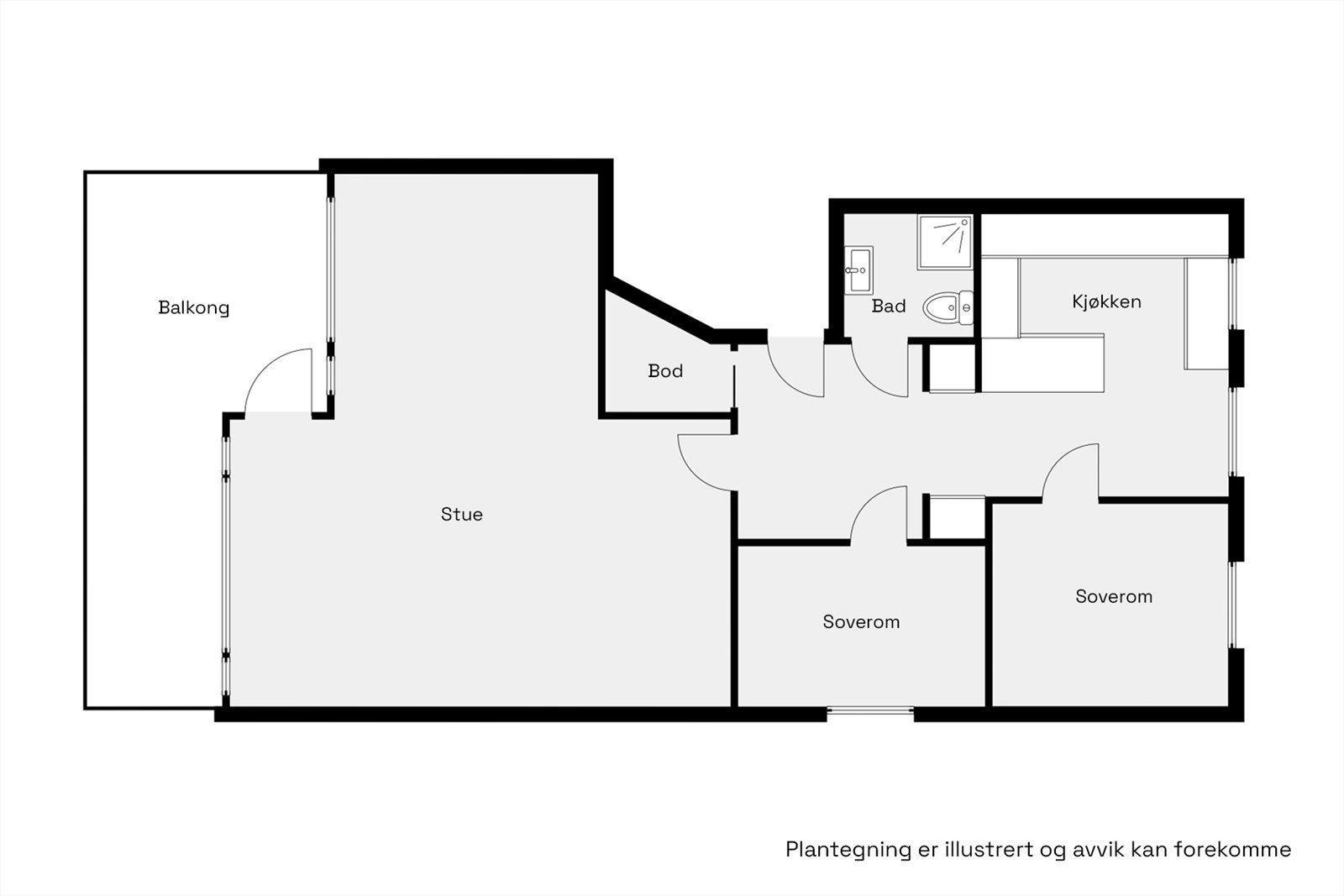 Plantegning Galleribilde