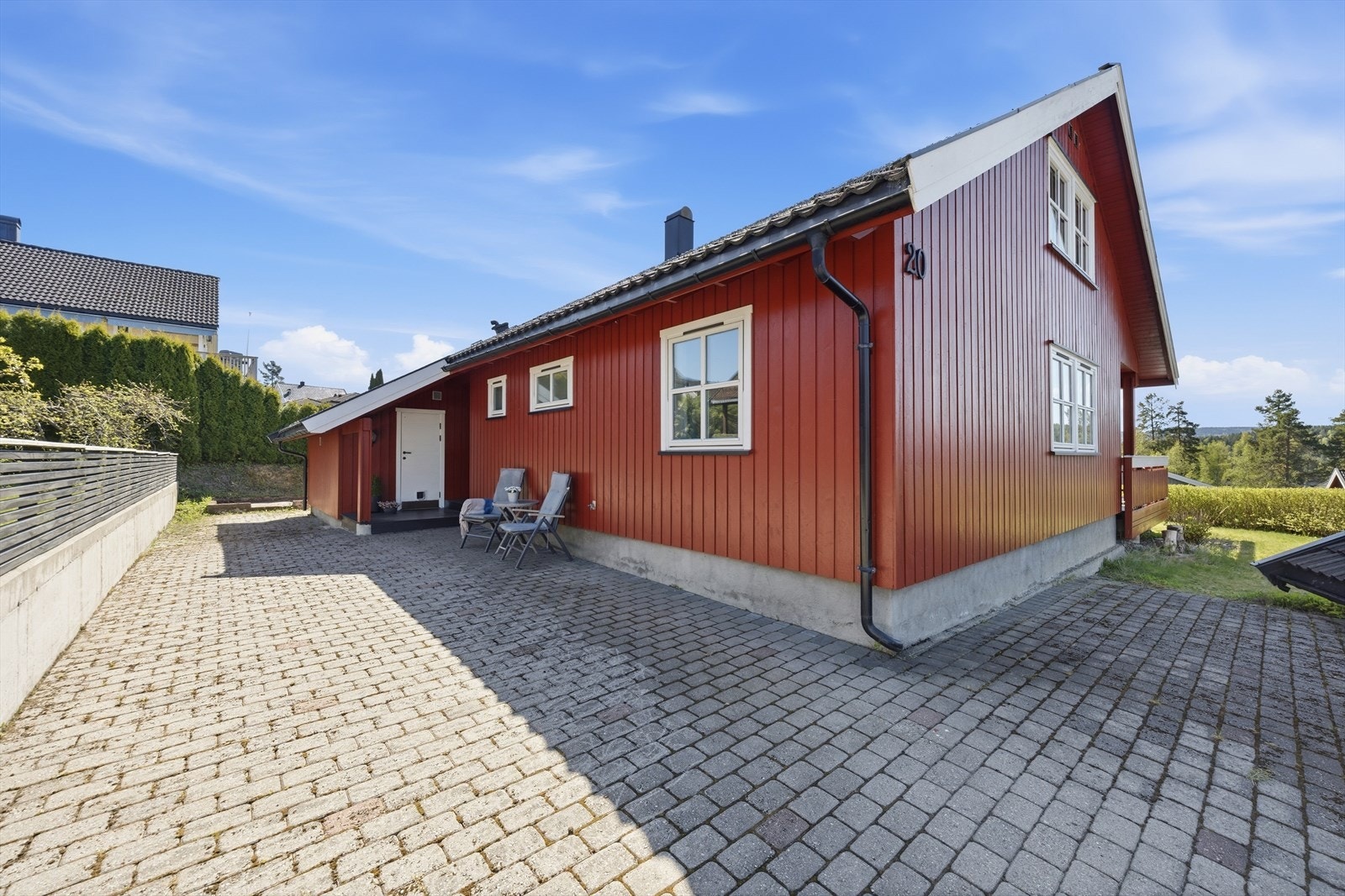 Steinlagt gårdsplass Galleribilde
