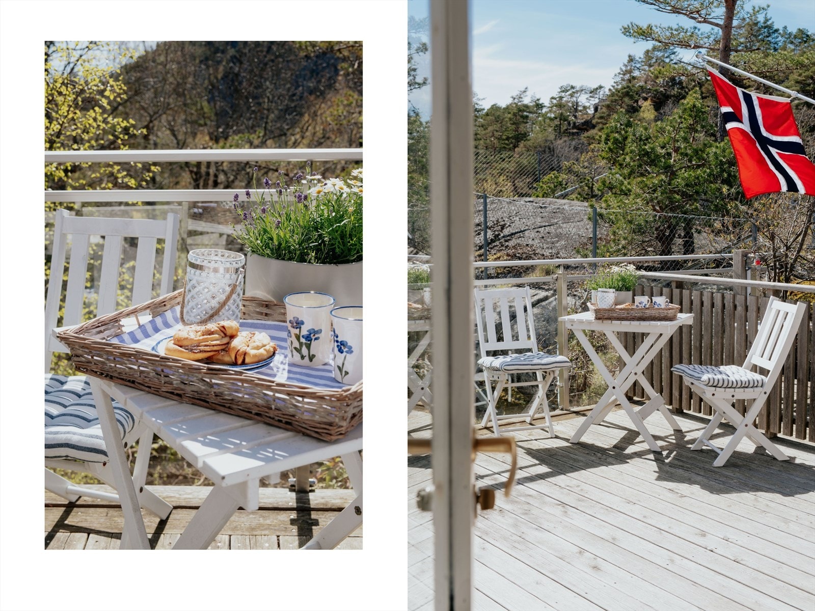 Nyt lange sommerdager på den romslige terrassen. Galleribilde