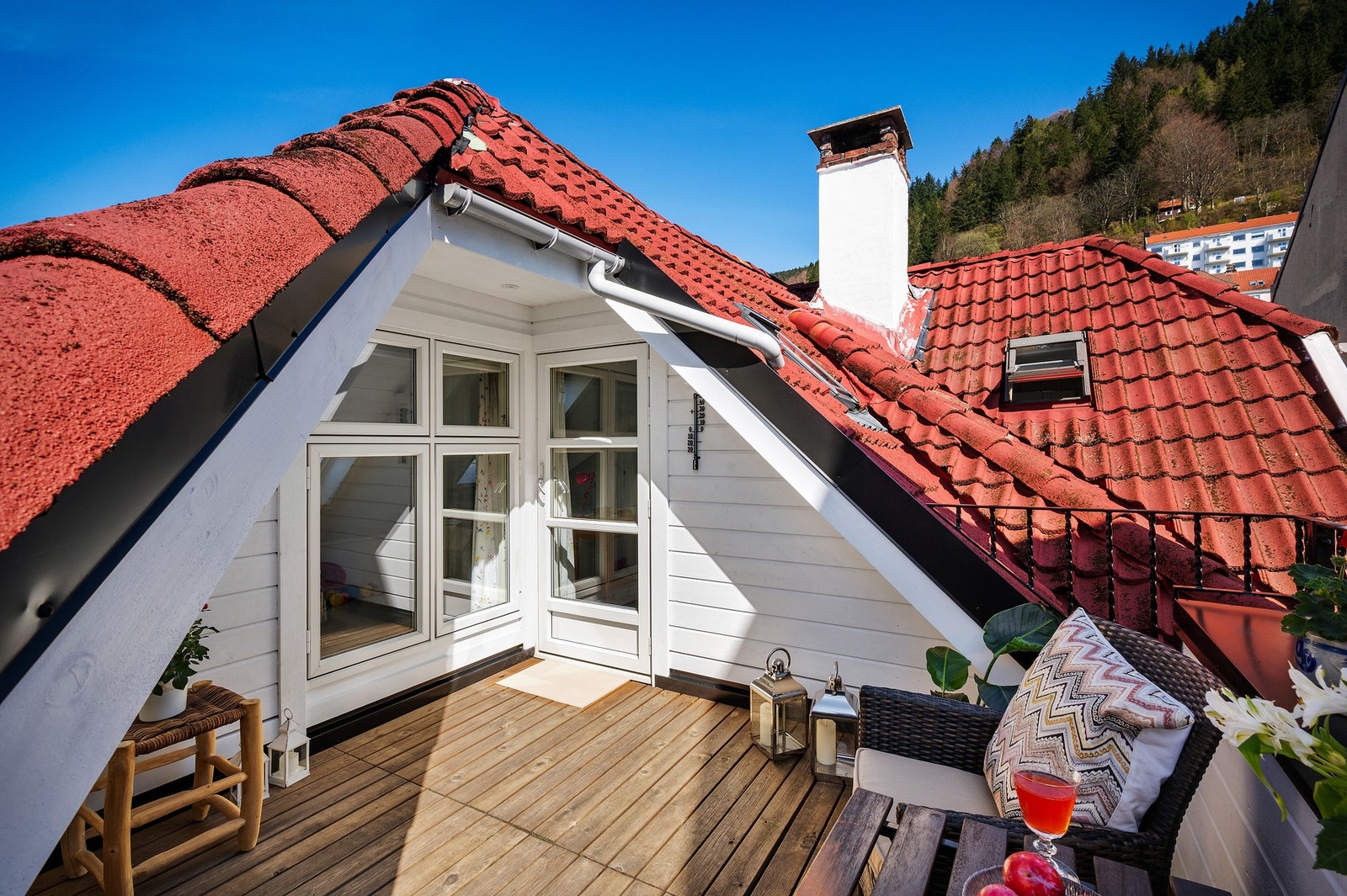 Terrassen ble etablert i 2018 Galleribilde