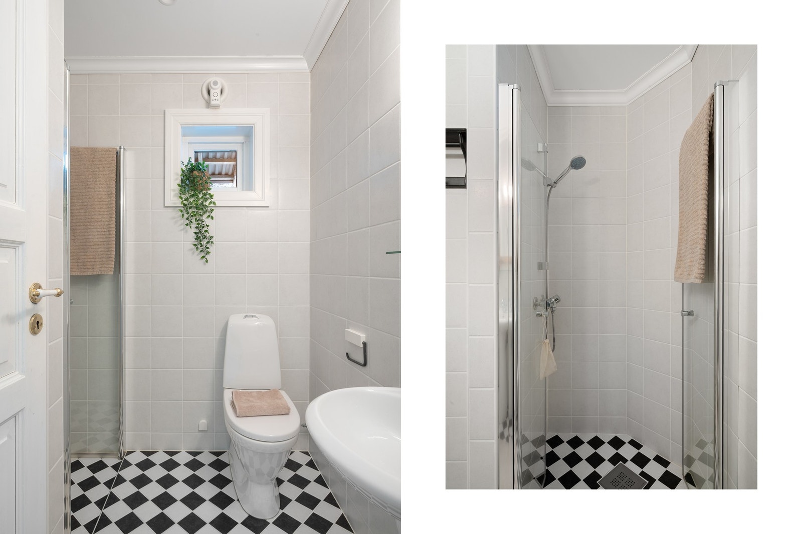 Badet i denne etasjen er fra 2016/17 og pusset opp av håndverkere Galleribilde