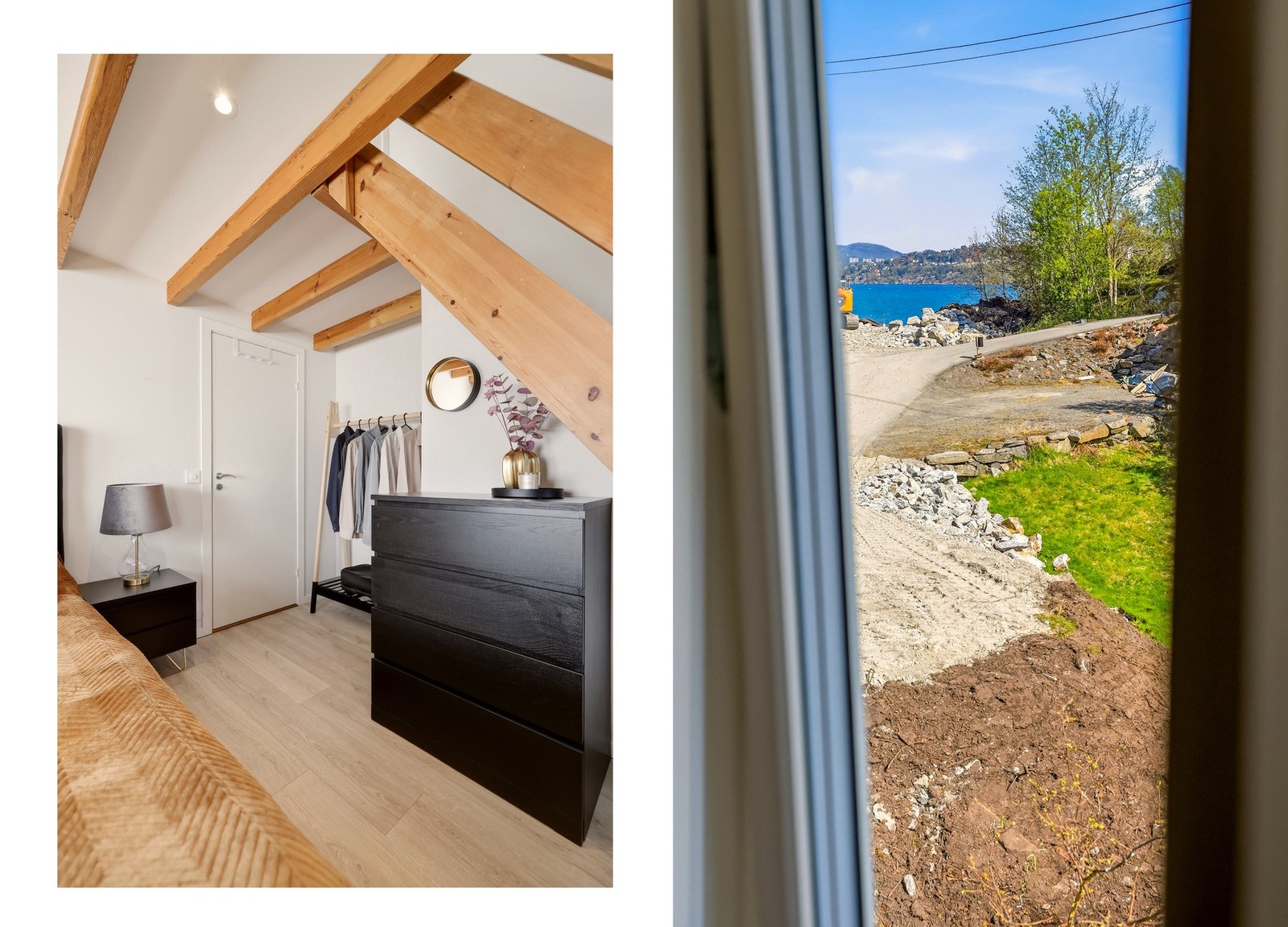 Trappetilkomst til loftstue / hems. Galleribilde