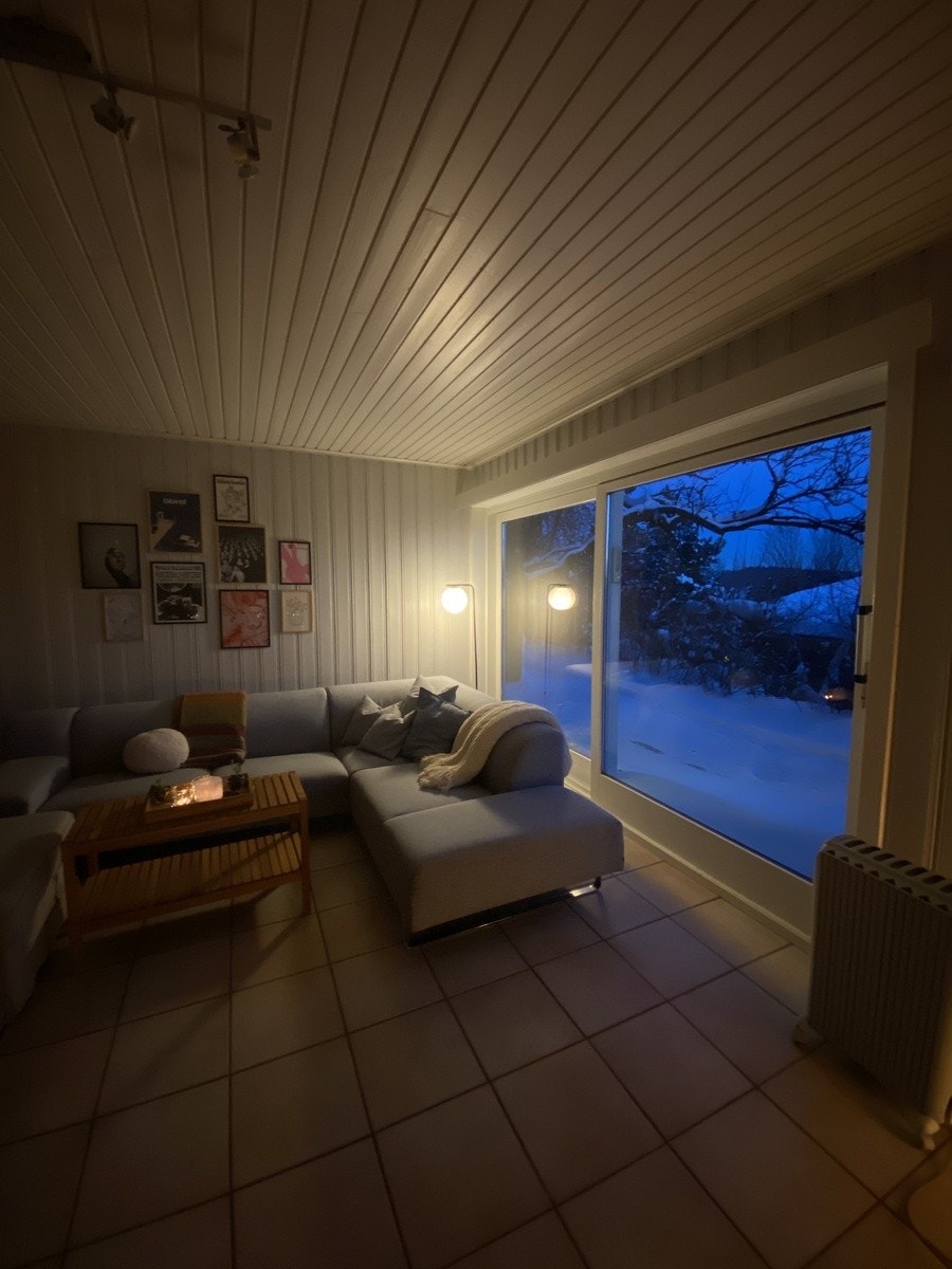 Stue + verandadør Galleribilde