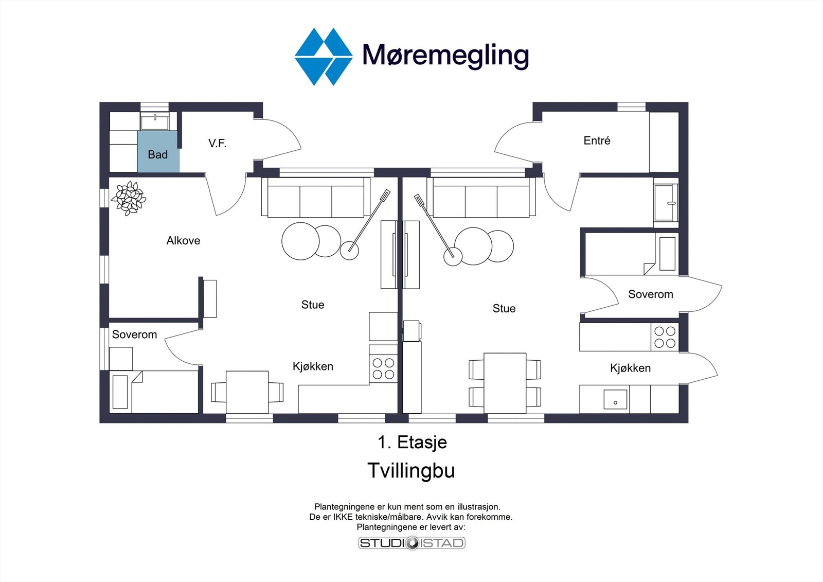 Plantegning Galleribilde