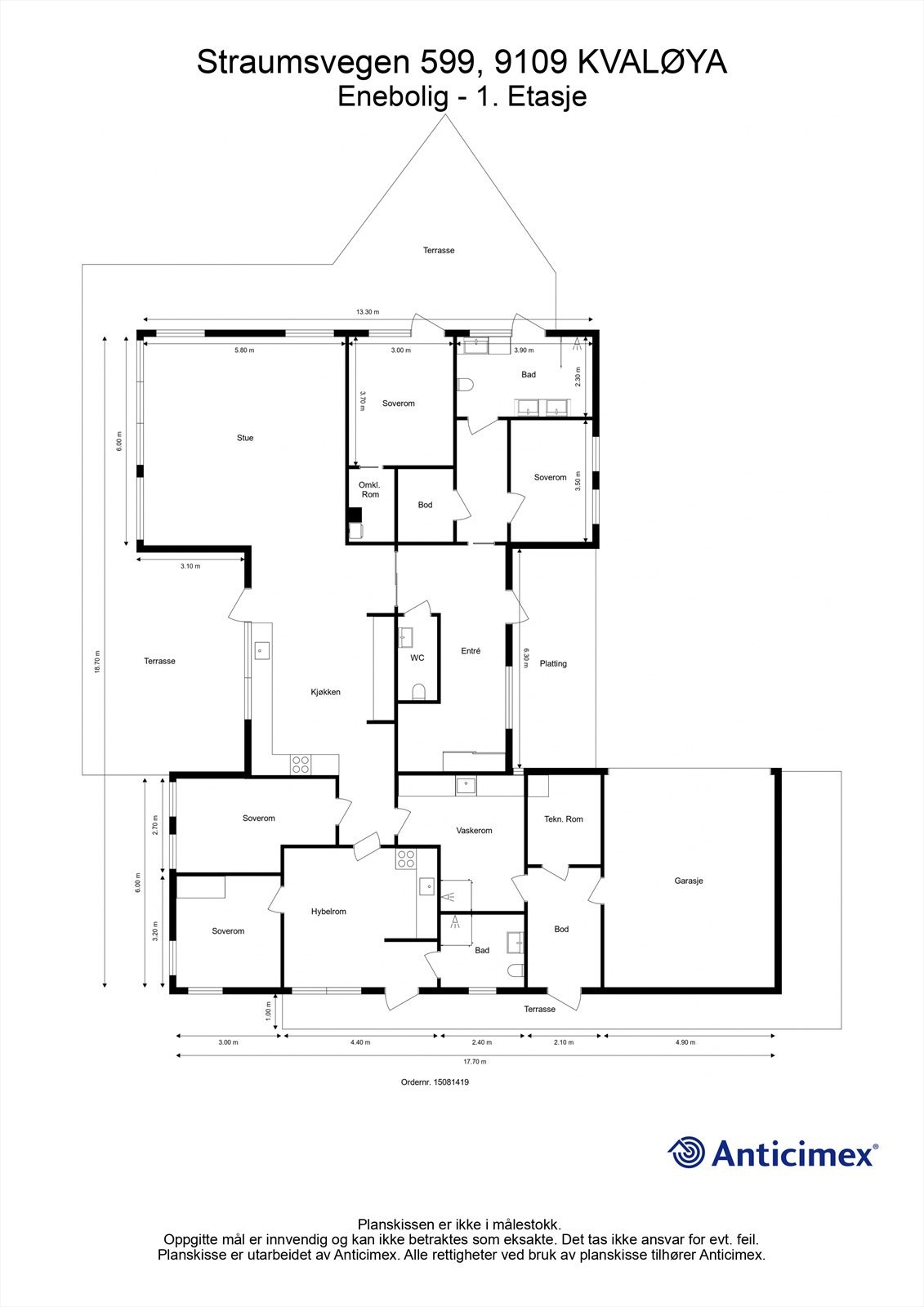 Plantegning Galleribilde