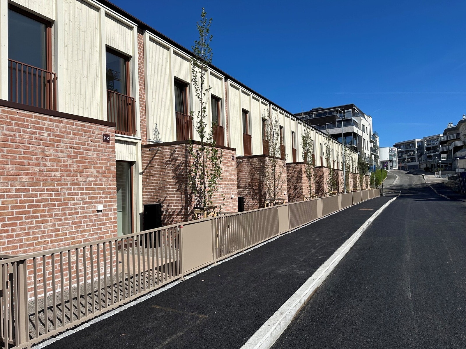 Frøy Bekkestua består av 30 townhouses/rekkehus Galleribilde