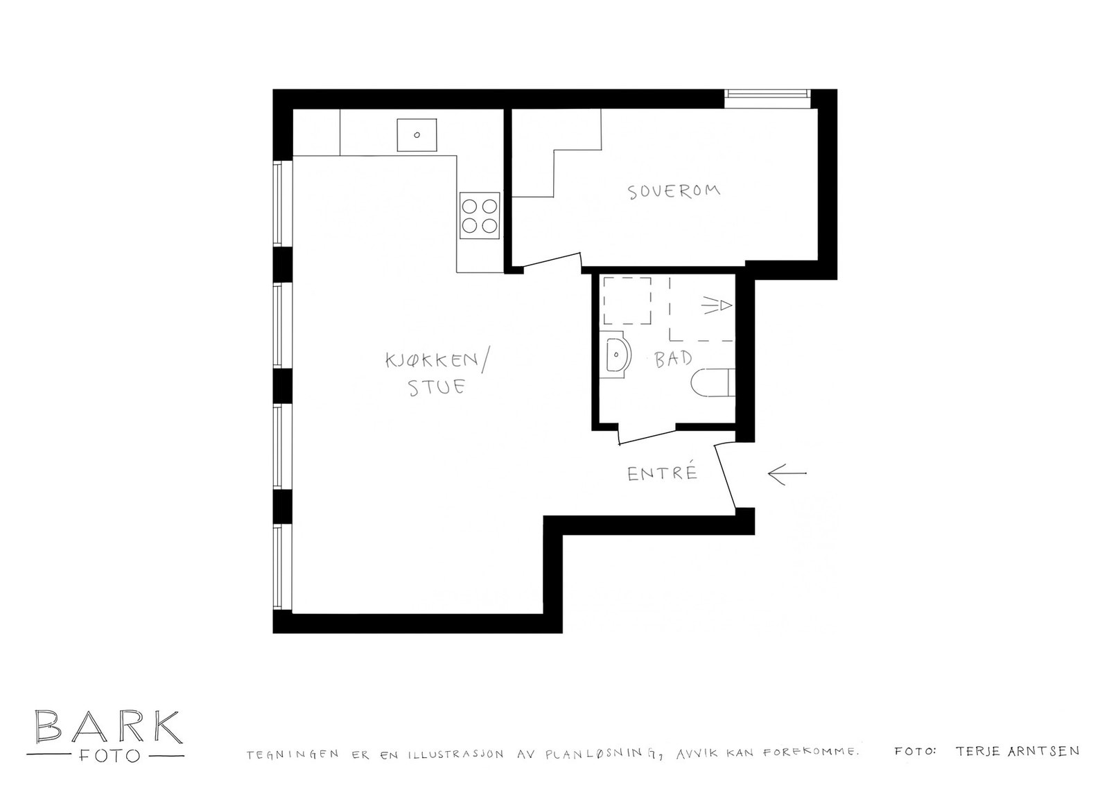 Plantegning 3.etasje Galleribilde