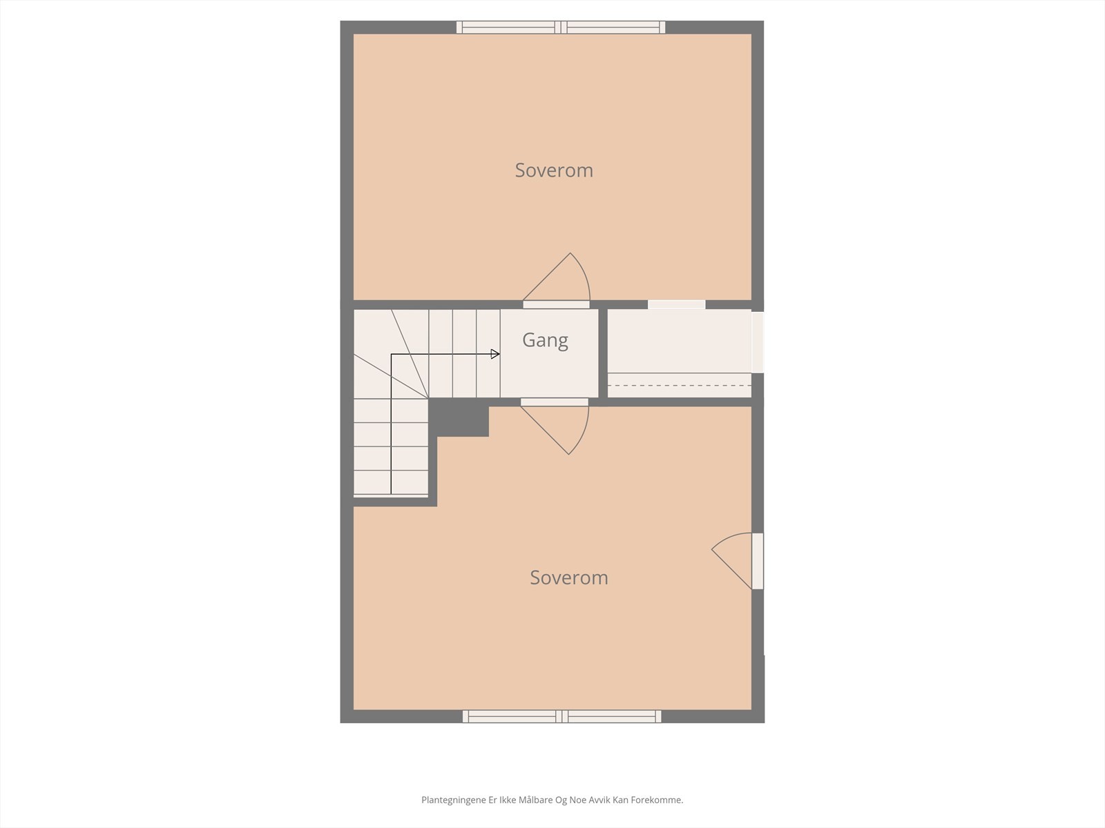 Planløsning loft. Galleribilde