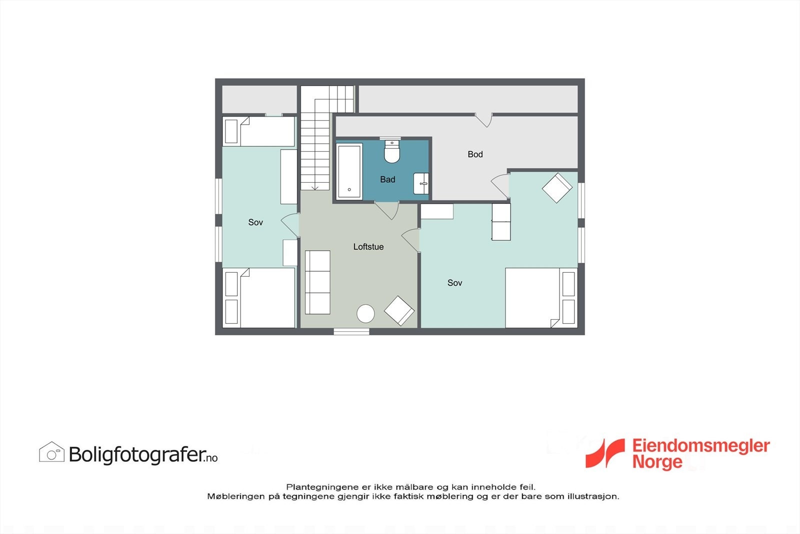 Plantegning 2.etg Galleribilde