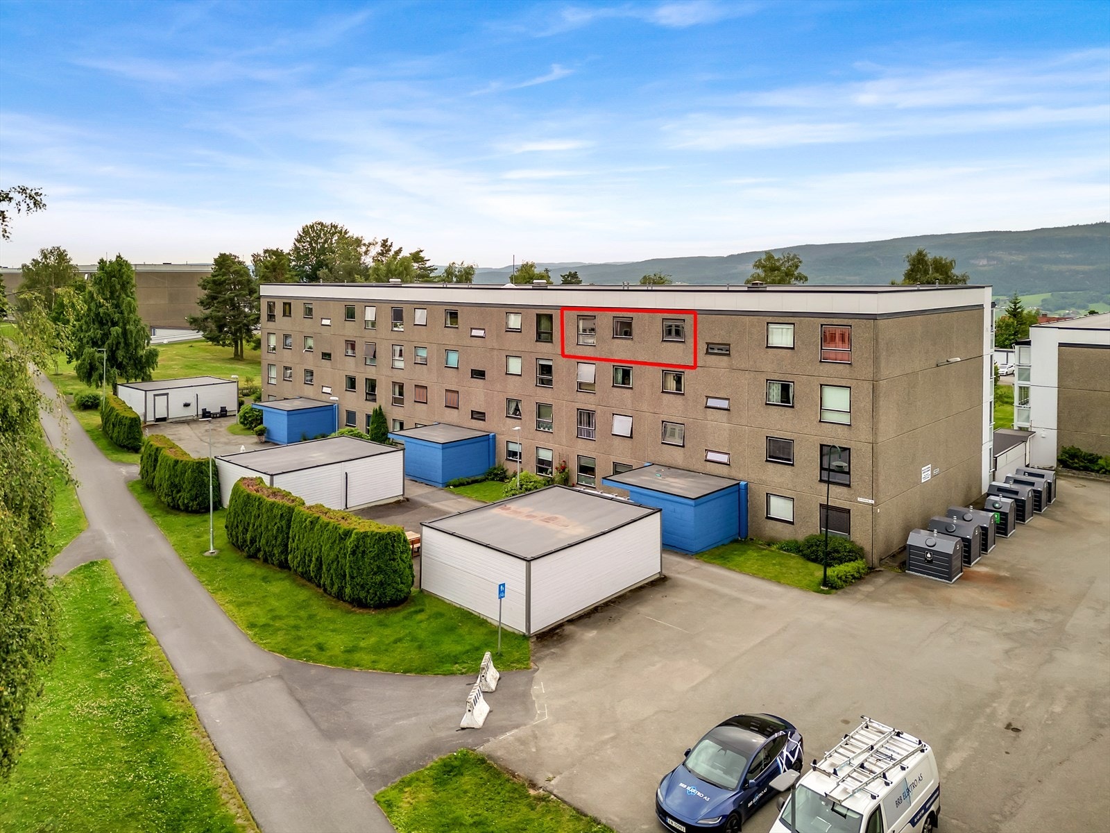 I tillegg kommer en utvendig bod med adkomst fra fellesareal. Galleribilde
