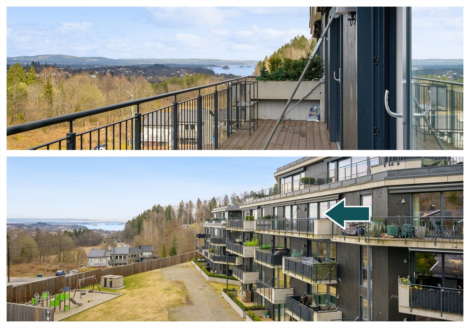Velkommen til Bladstadmarka 24! Moderne og velholdt leilighet i 3. etasje med stor usjenert balkong med flott utsikt! Galleribilde