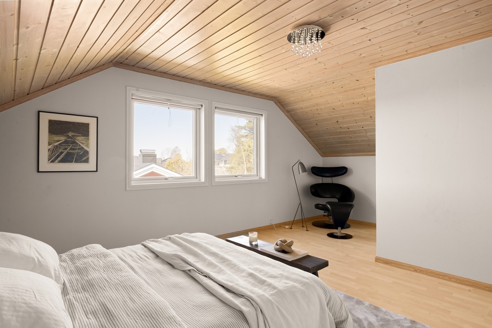 Soverommene er romslige og har gode innredningsmuligheter. Galleribilde