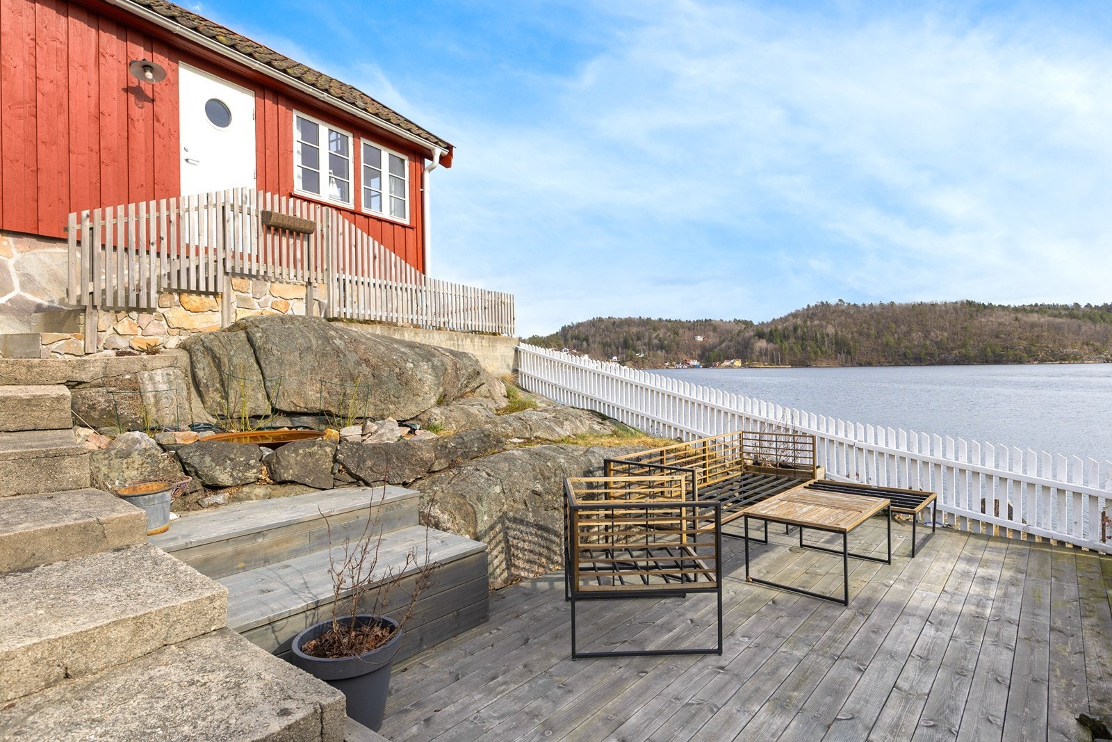 Pent opparbeidet uteområde Galleribilde