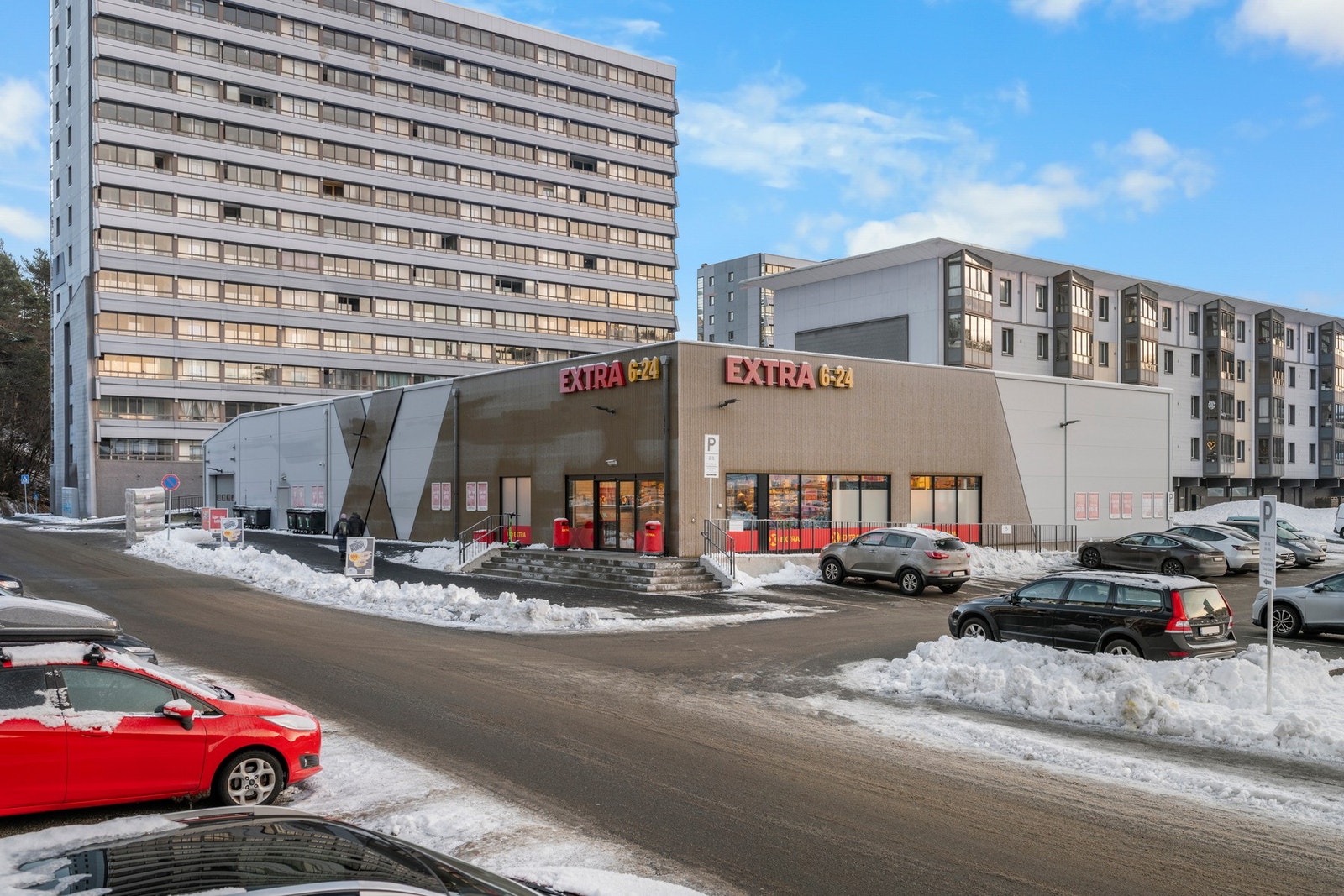Coop Extra som nærmeste dagligvarehandel. Galleribilde