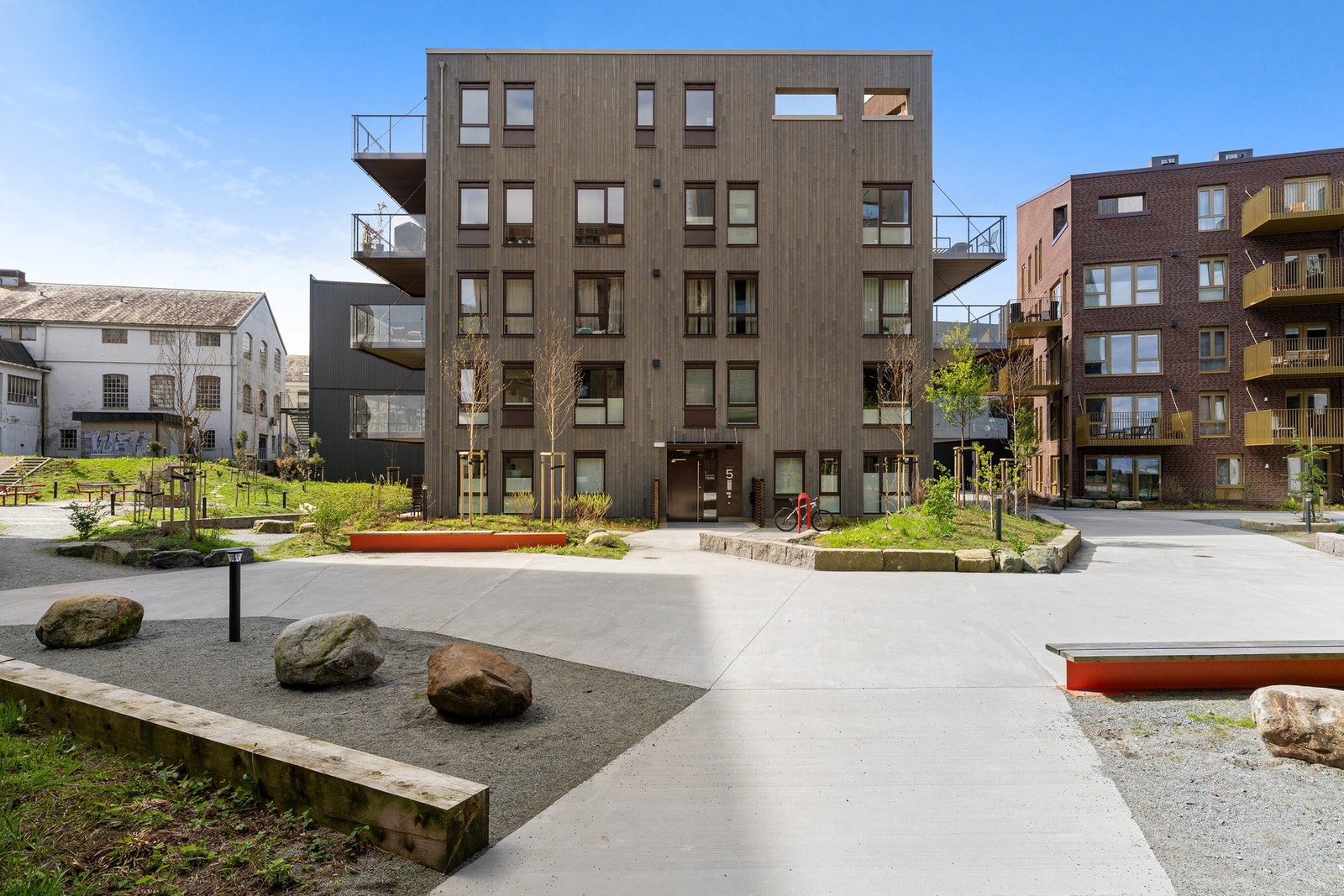 Inngangspartiet til Lervigsveien 5 Galleribilde