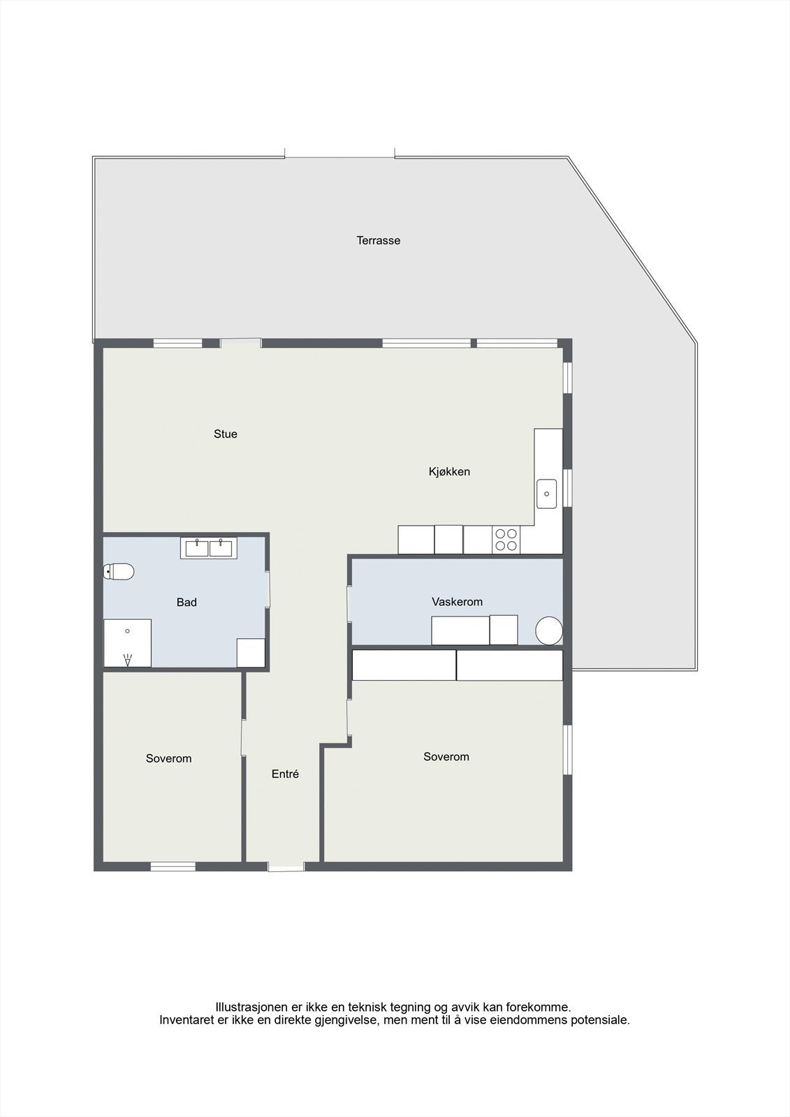 Plantegning Galleribilde
