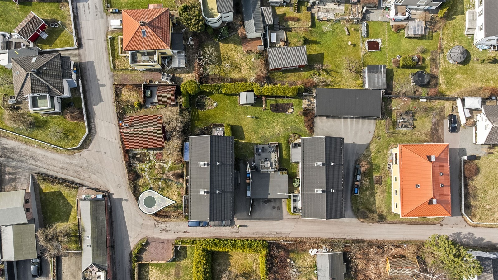 Oversiktsbilde som viser eiendommens plassering i nabolaget. Galleribilde