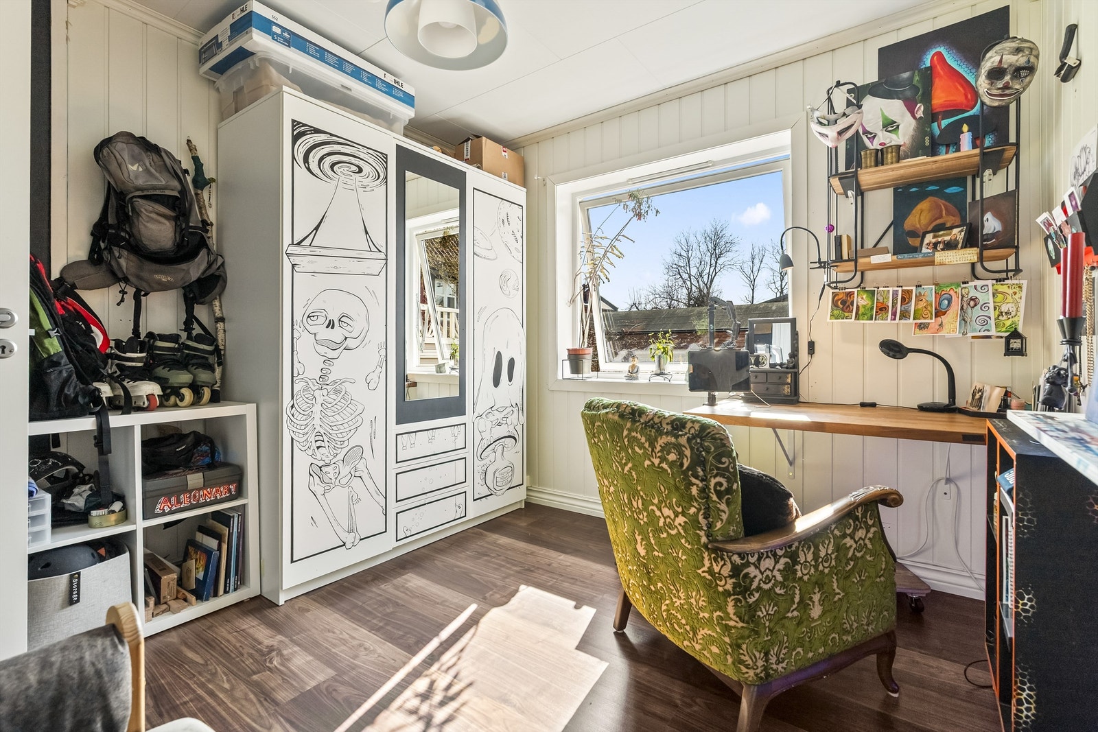 Godt med lagringsplass i garderobeskap. Galleribilde