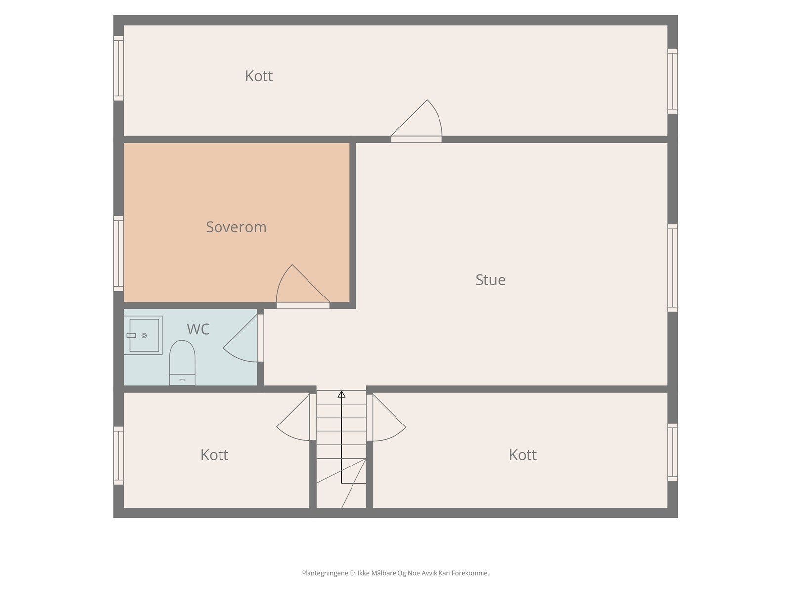 Planløsning loft. Galleribilde
