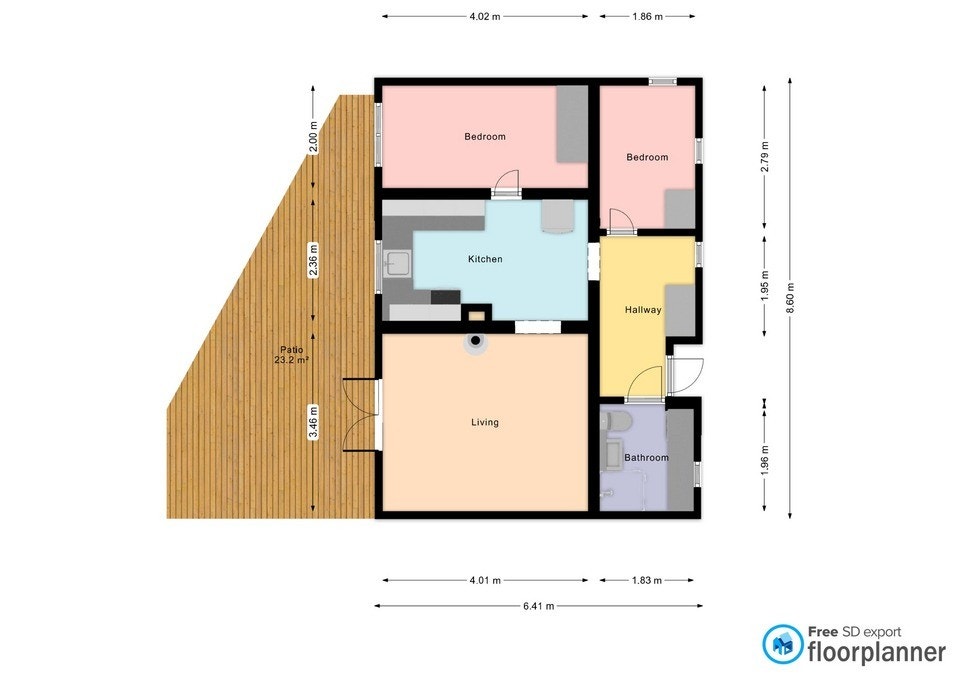 Plantegning (ca mål) Galleribilde