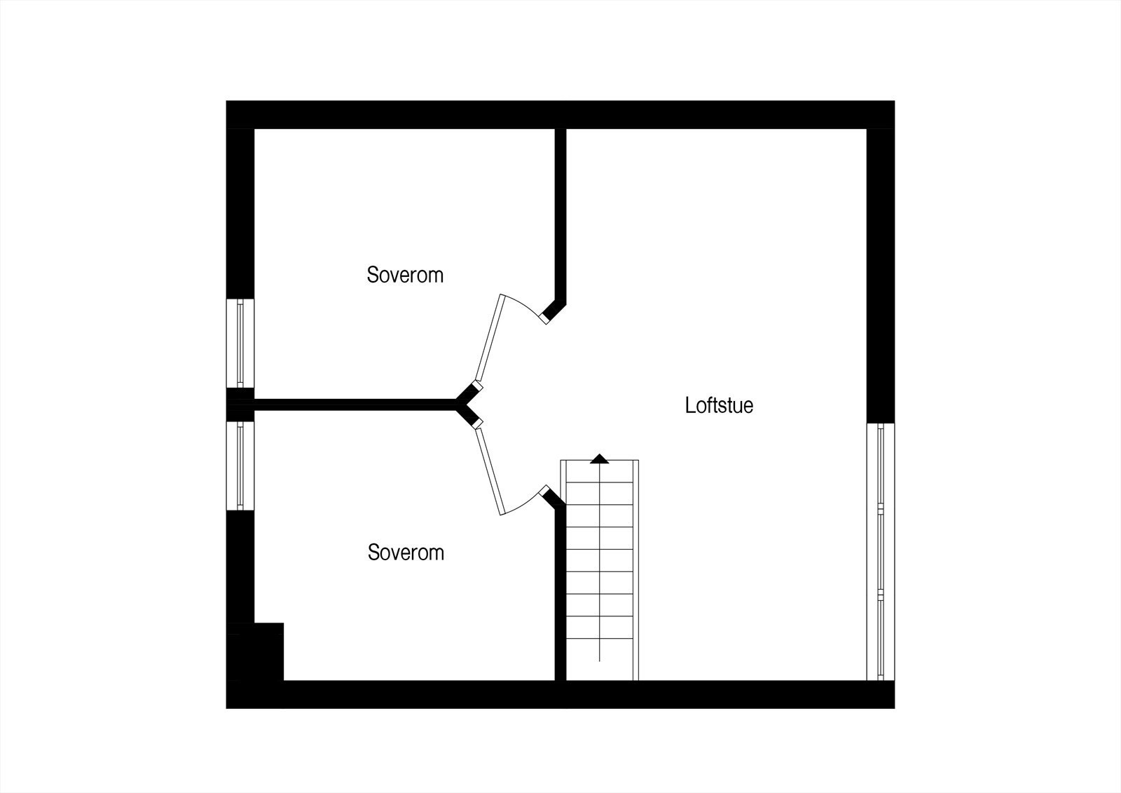 Plantegning 2.etg Galleribilde