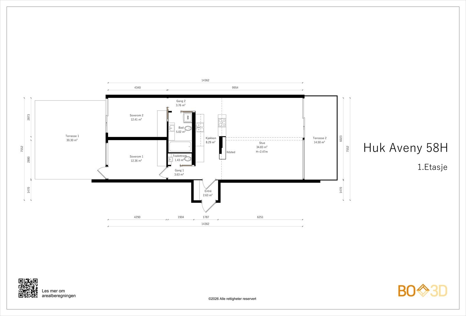 Plantegning Galleribilde