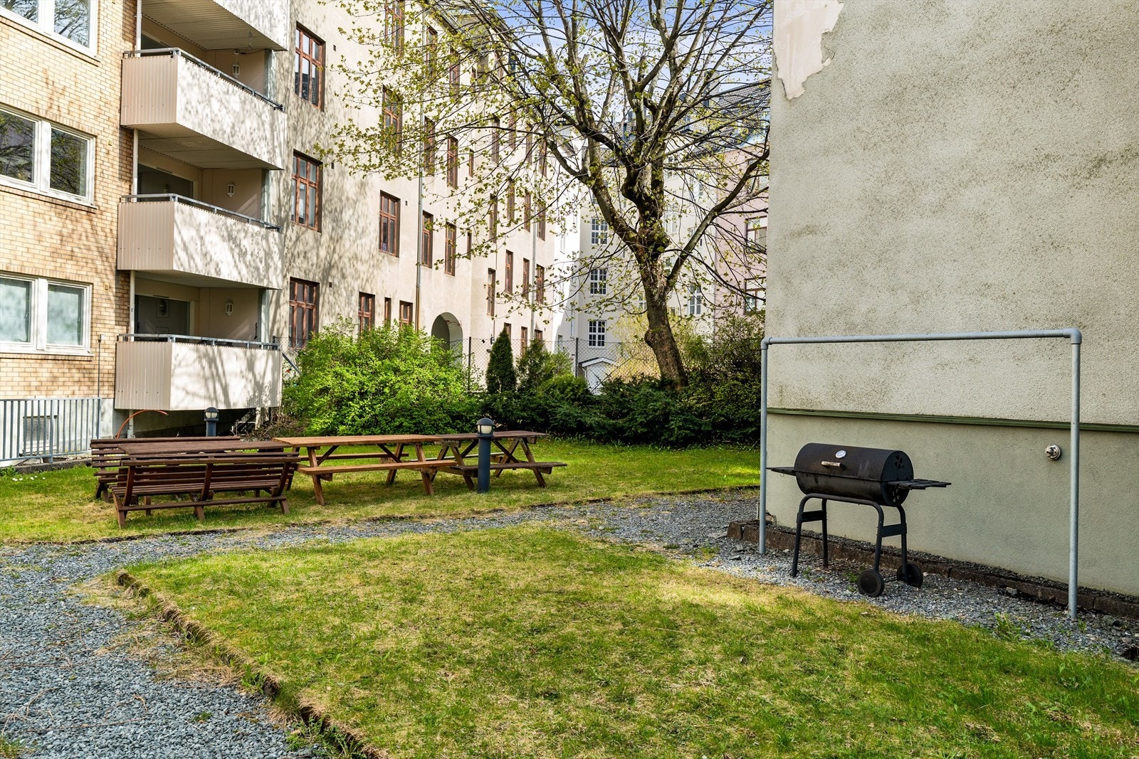 Borettslaget har et velstelt og attraktivt grøntområde som bidrar til et trivelig bomiljø. Galleribilde