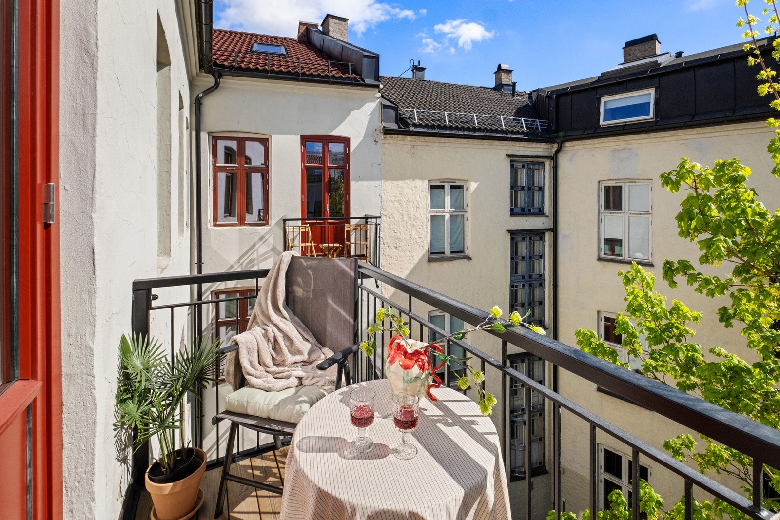 Balkongen ble montert i 2024. Galleribilde