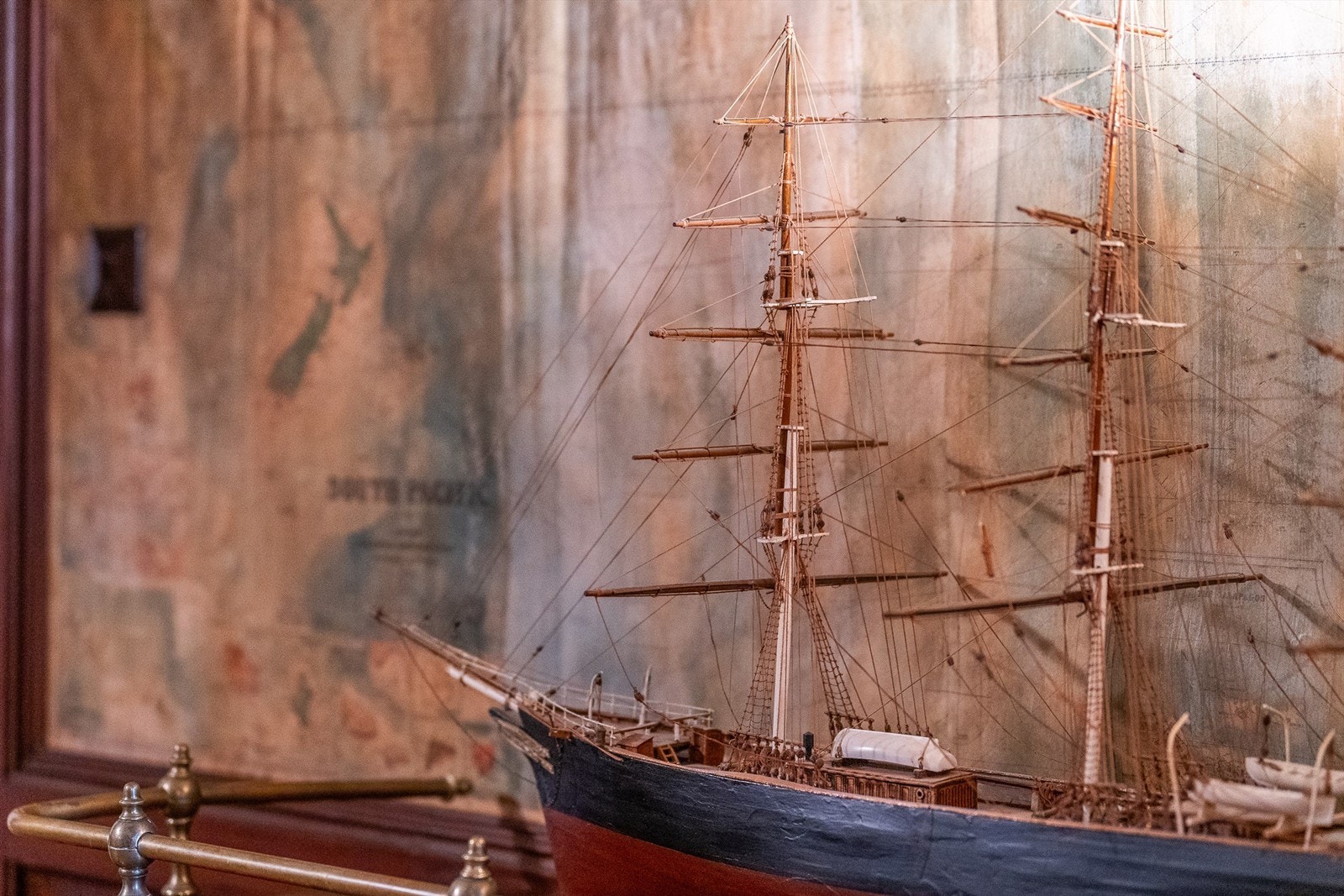 En gjennomført stil med maritime elementer. (Ikke godkjent til varig opphold) Galleribilde