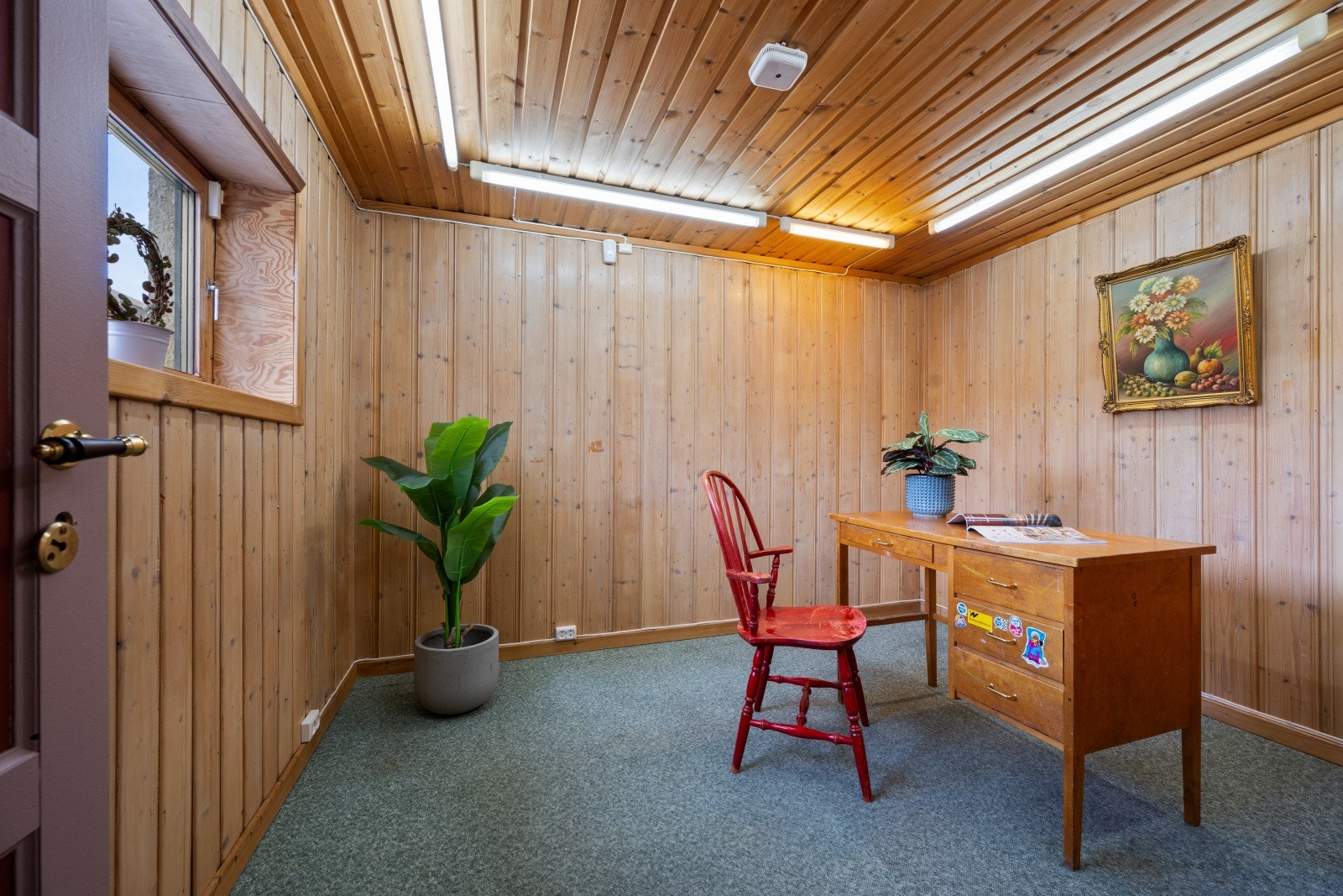 Kjelleren har flere rom som kan by på ekstra lagringsplass. Galleribilde