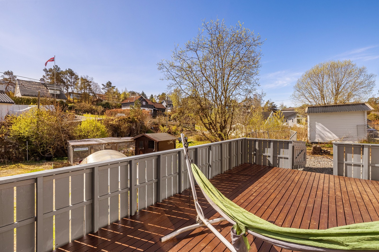 Her kan fine dager nytes med gode solforhold fra tidlig på dagen til sent på kvelden. Galleribilde