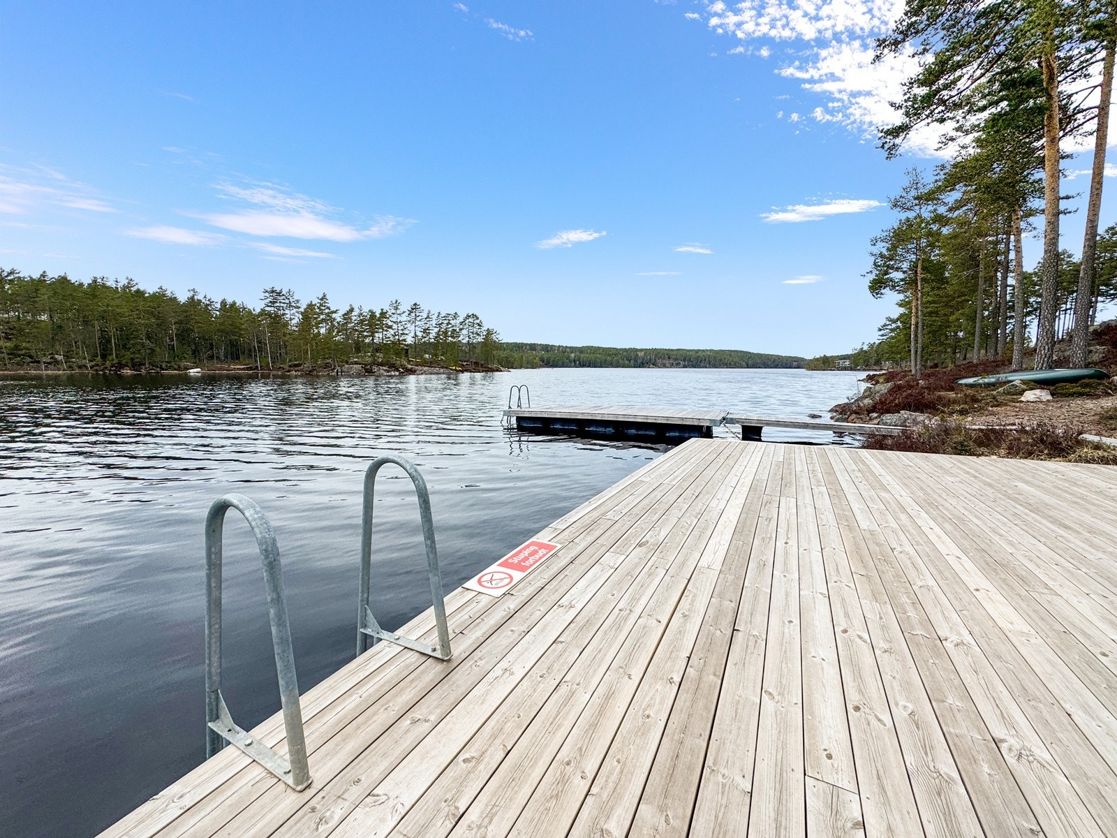 Badebrygge ved Vortungen. Galleribilde