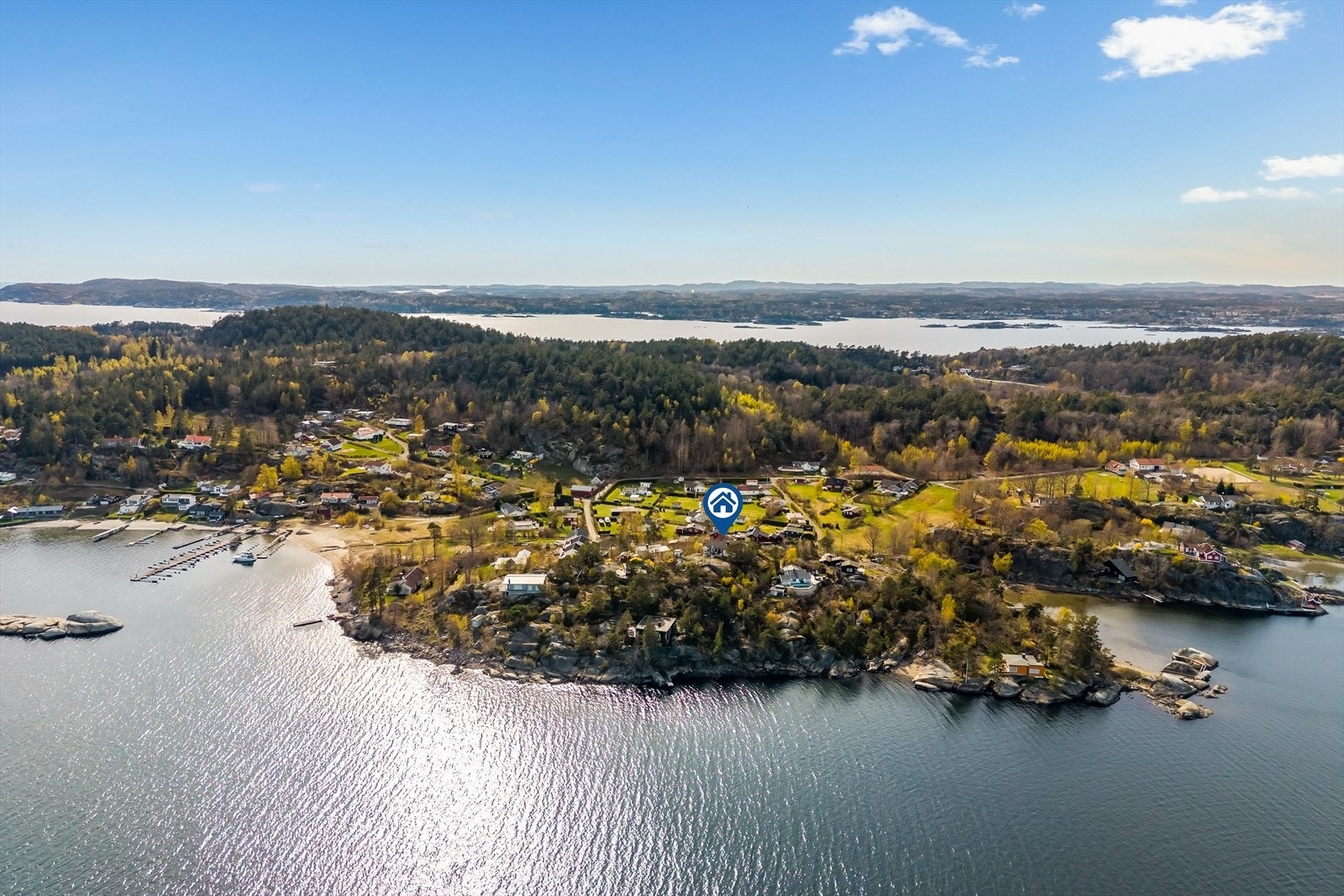 Oversikt over det naturskjønne nærområdet. Galleribilde