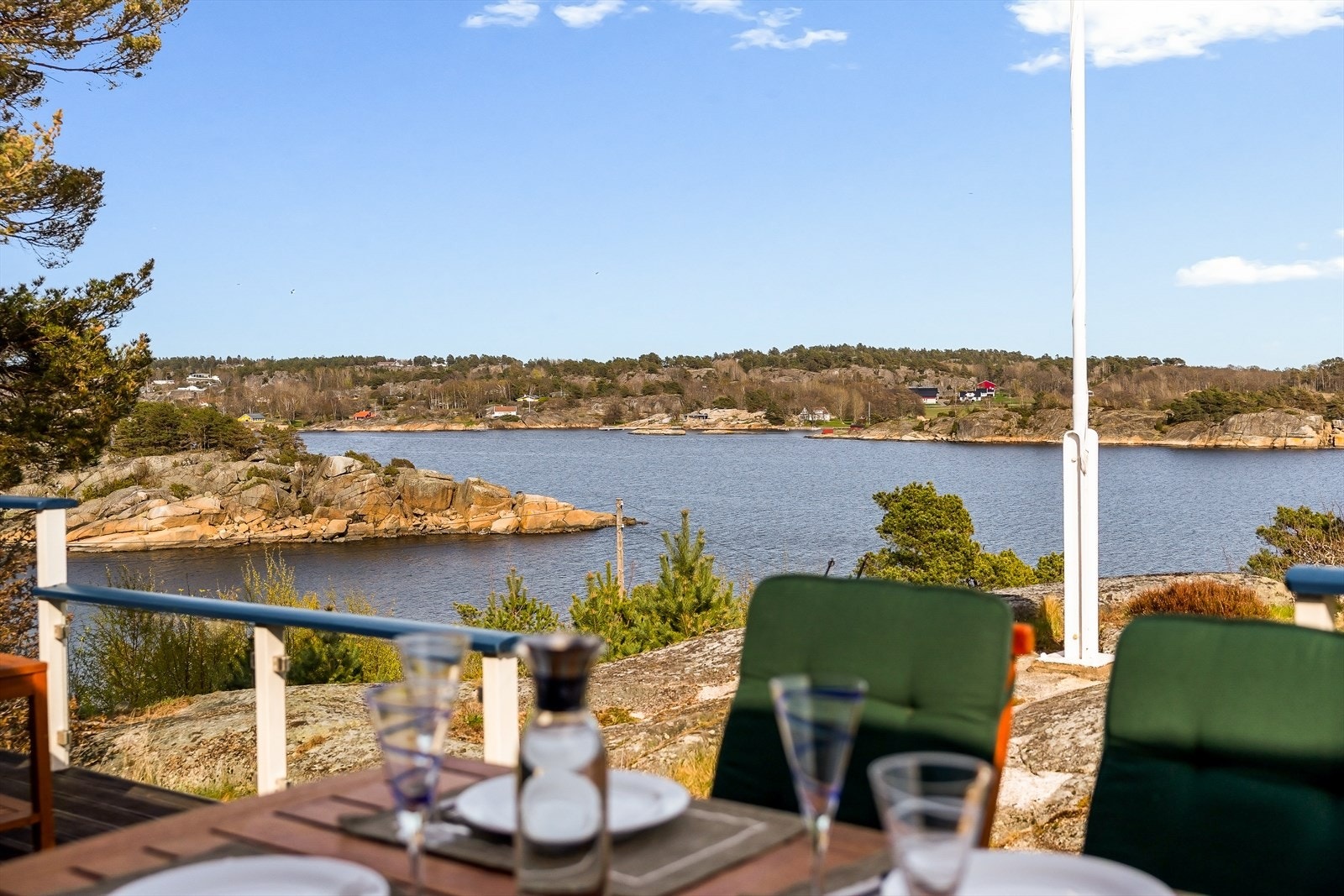 Utsikten fra terrassen er upåklagelig. Galleribilde